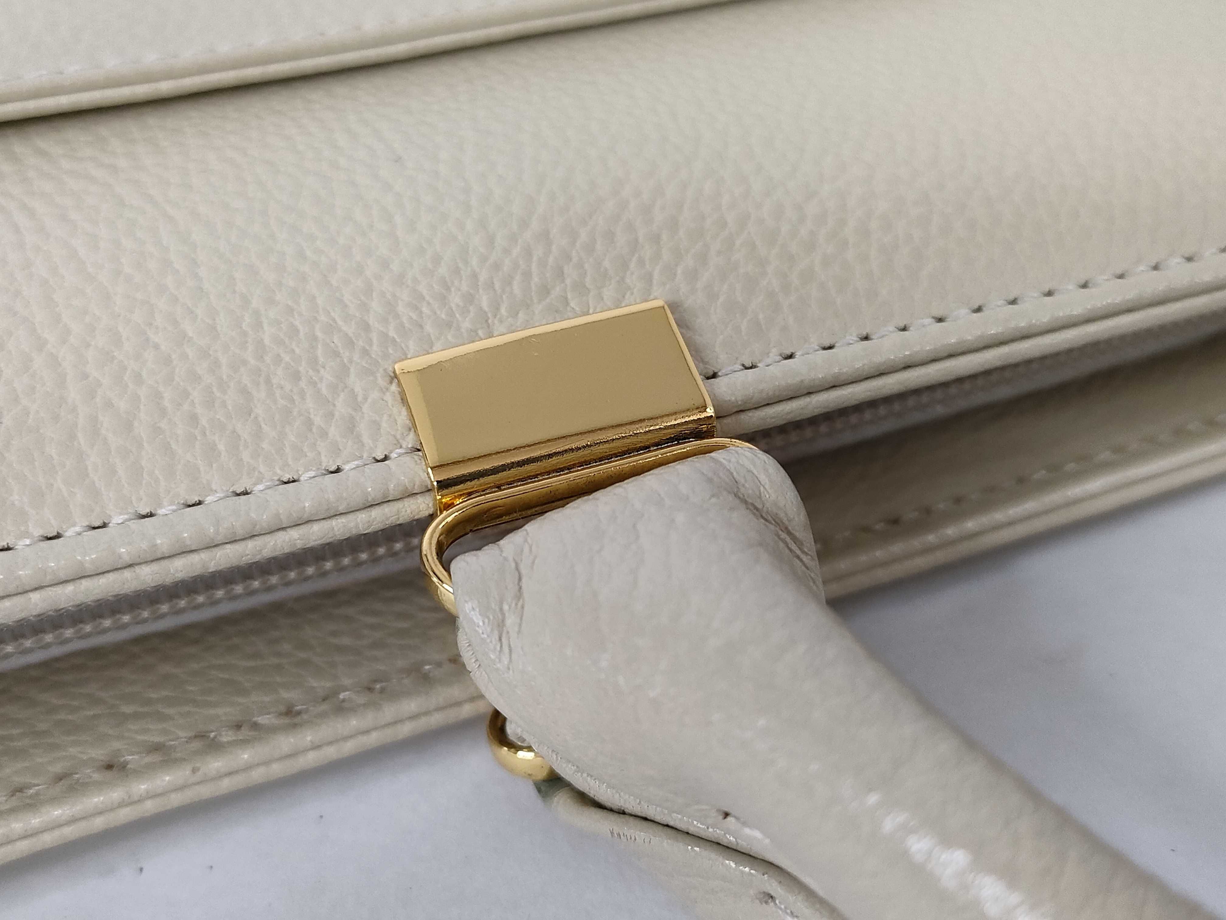 (YSL) leather handbag — view 5