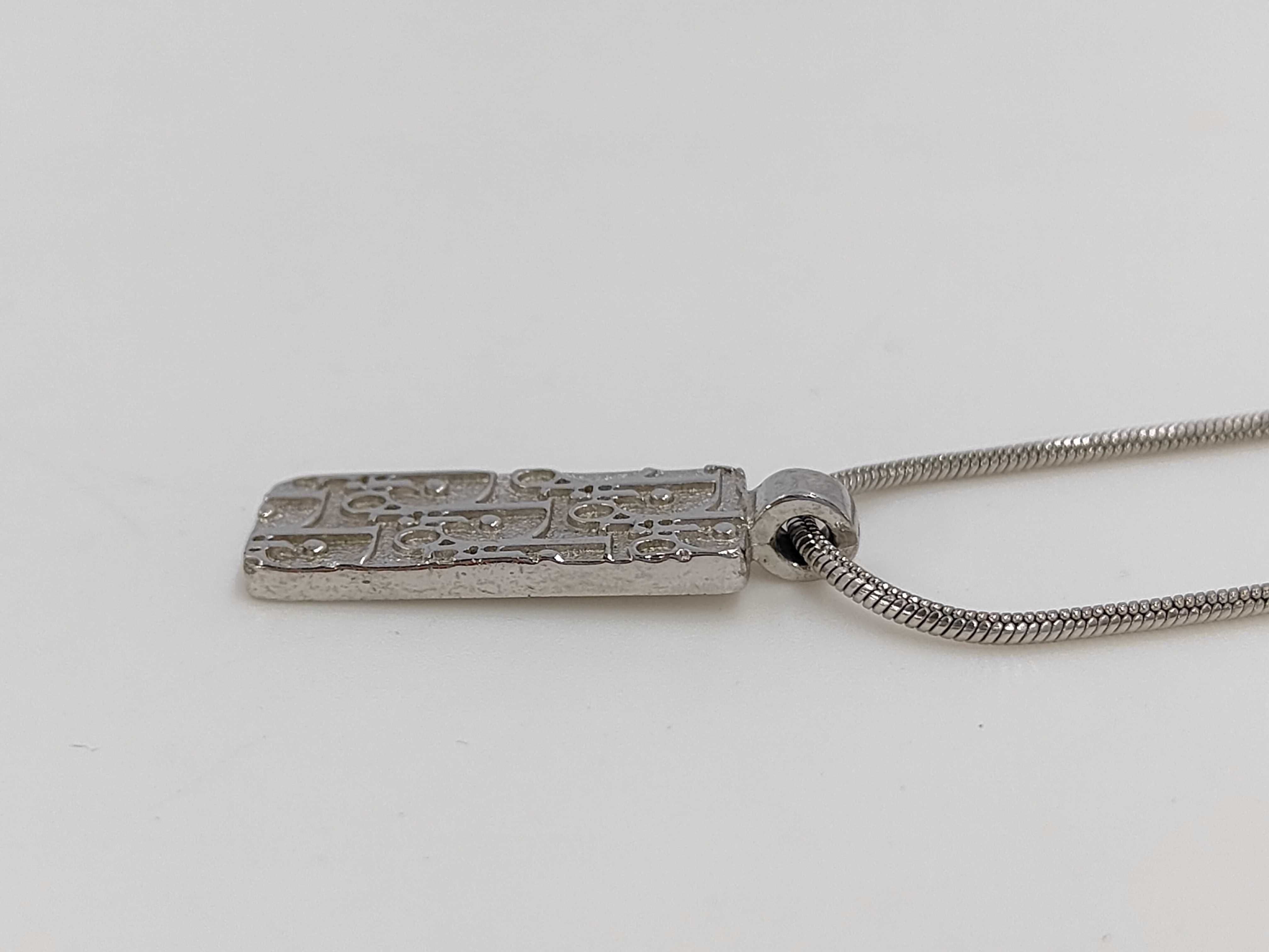Trotter Stone Plate Necklace — view 2