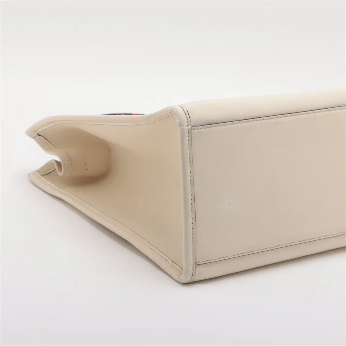 Sunshine Medium Leather 2WAY Handbag White 8BH386 — view 4