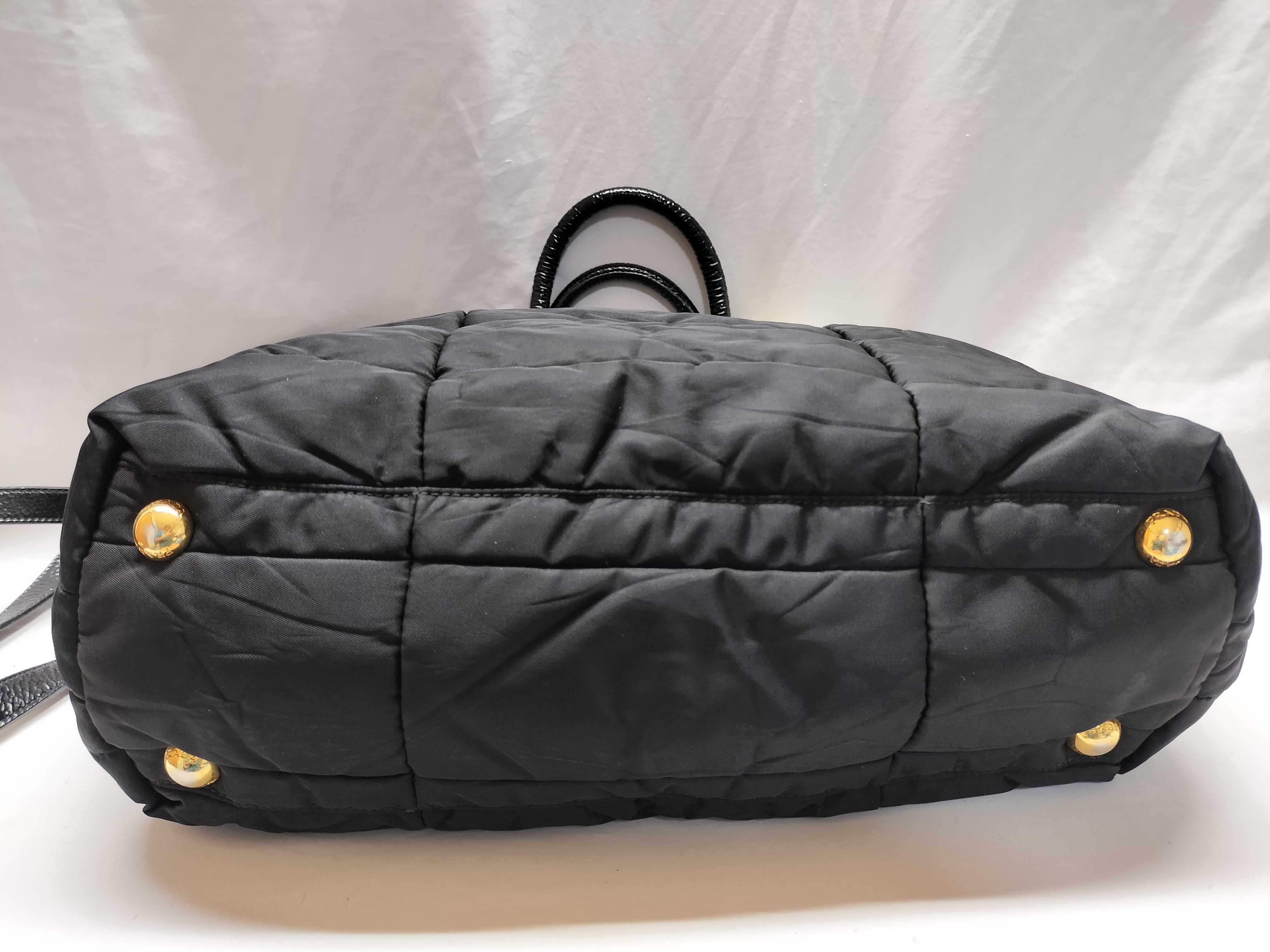 Nylon Tessuto Quilted 2-Way Bag Shoulder Bag — view 3