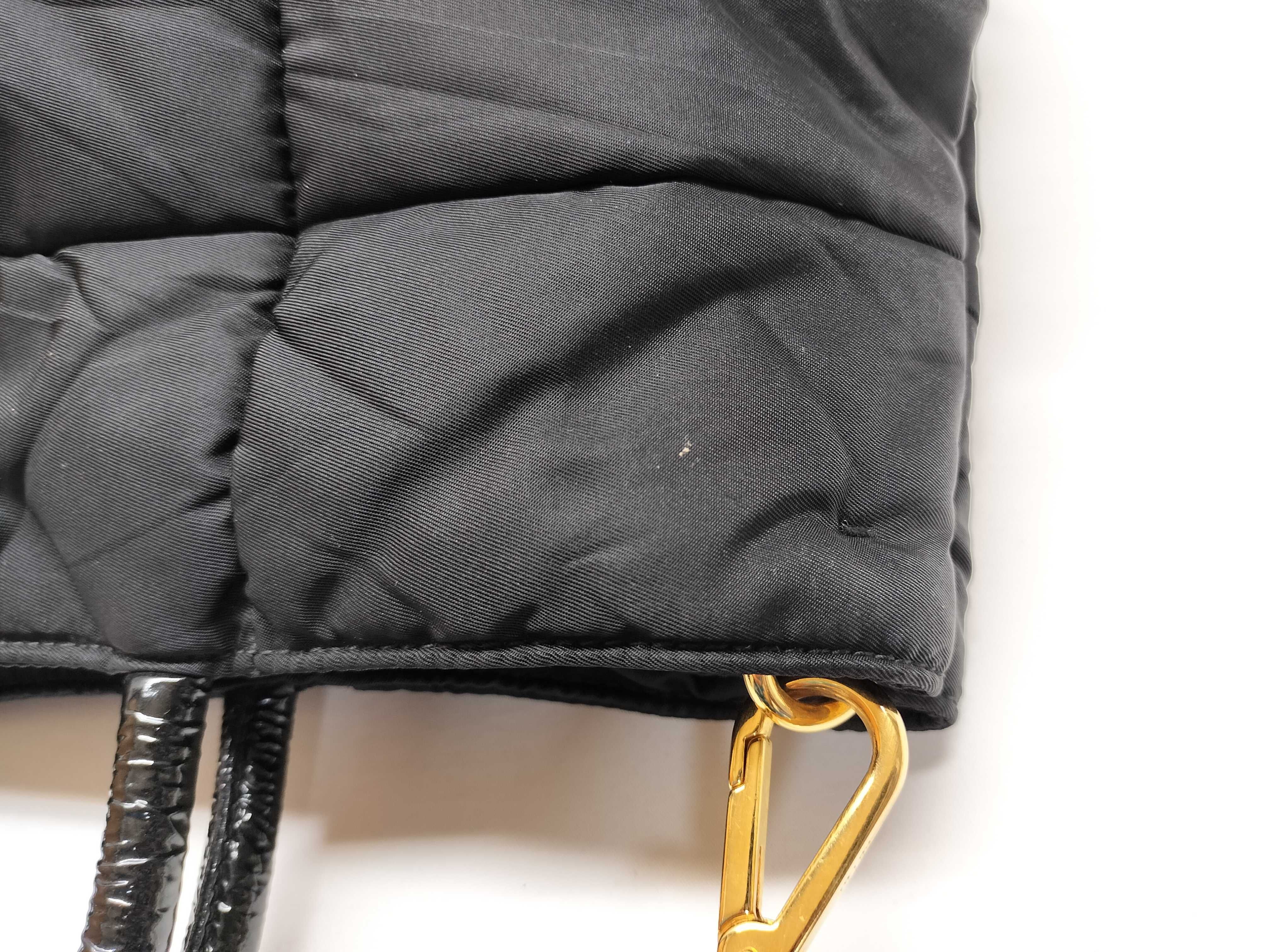 Nylon Tessuto Quilted 2-Way Bag Shoulder Bag — view 8