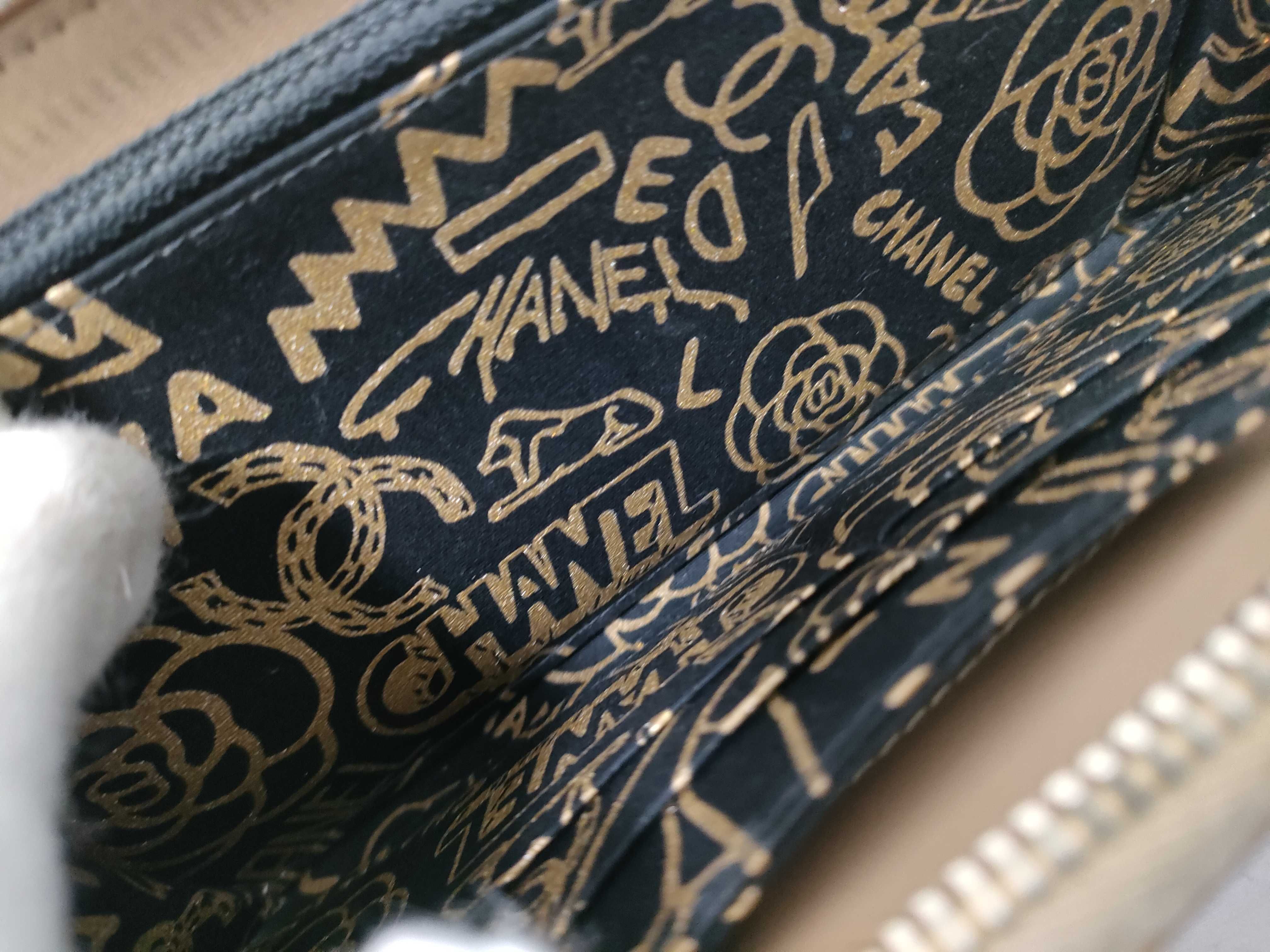 Lambskin Matelassé Long Wallet, Gold — view 12