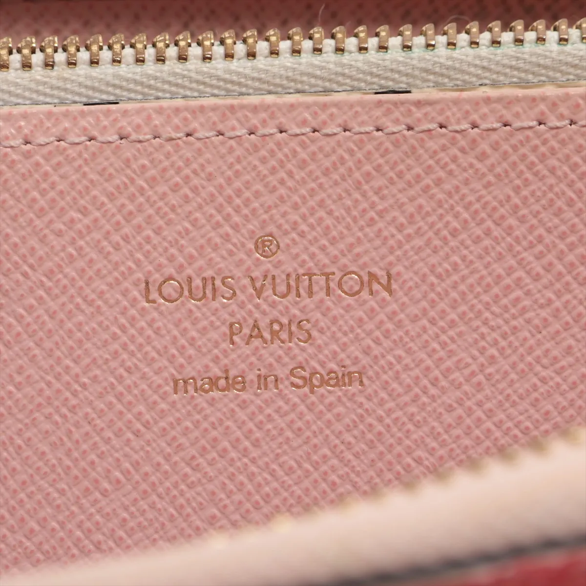Monogram Giant Zippy Wallet M67550 GI1199 Red x Pink Round Zip Wallet — view 11