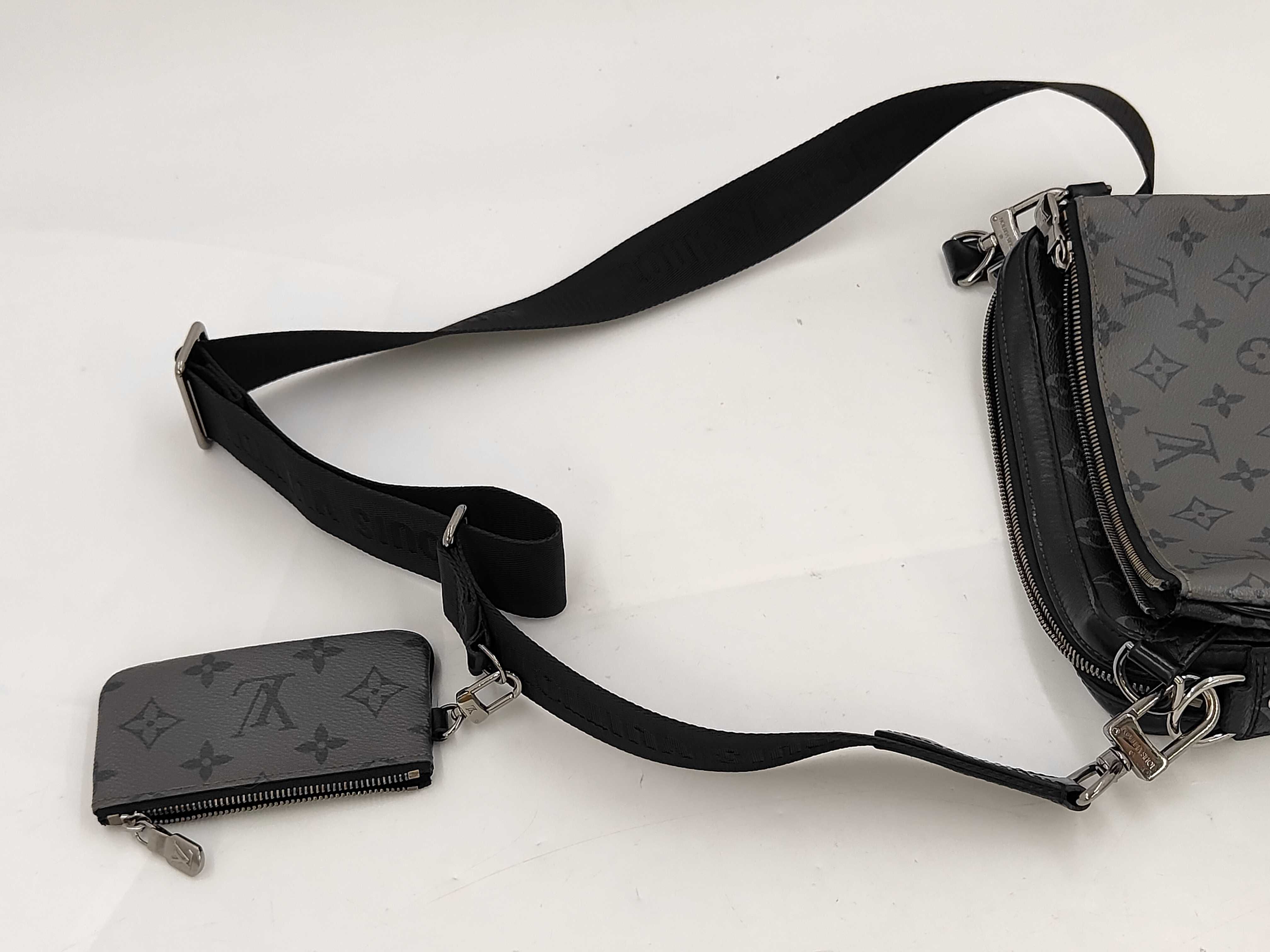 Monogram LV Trio Messenger Monogram Eclipse M69443 Black TJ5210 (with IC) Shoulder Bag — view 5
