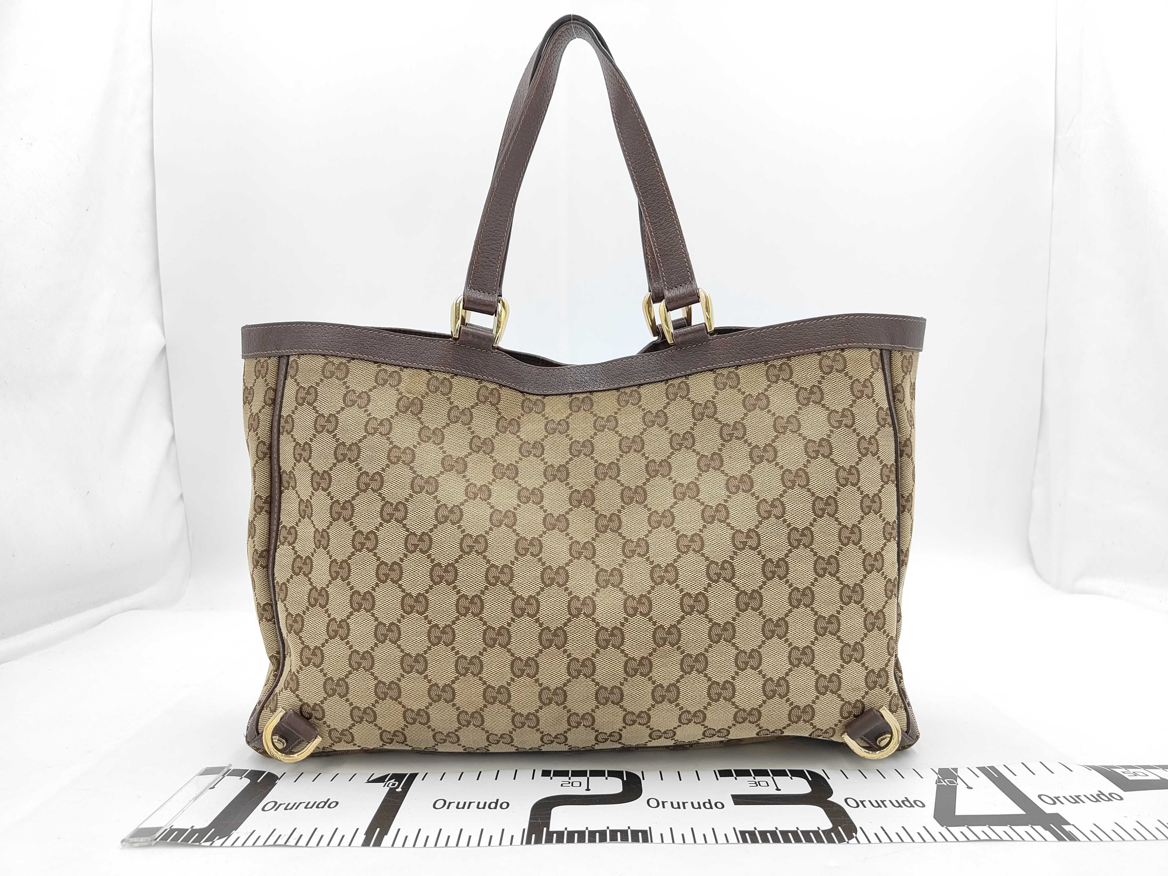Abbey GG Canvas Tote — view 2