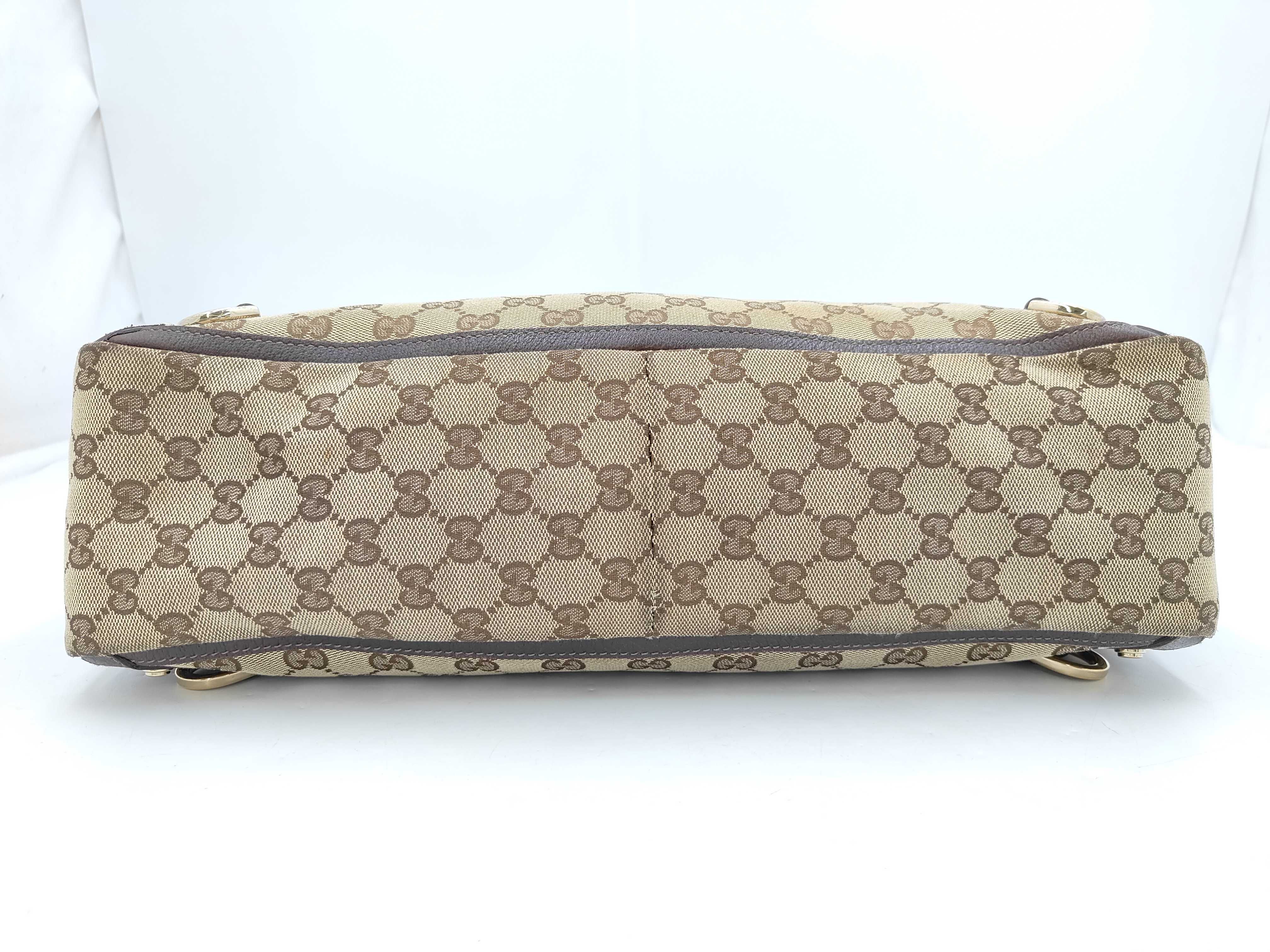 Abbey GG Canvas Tote — view 7