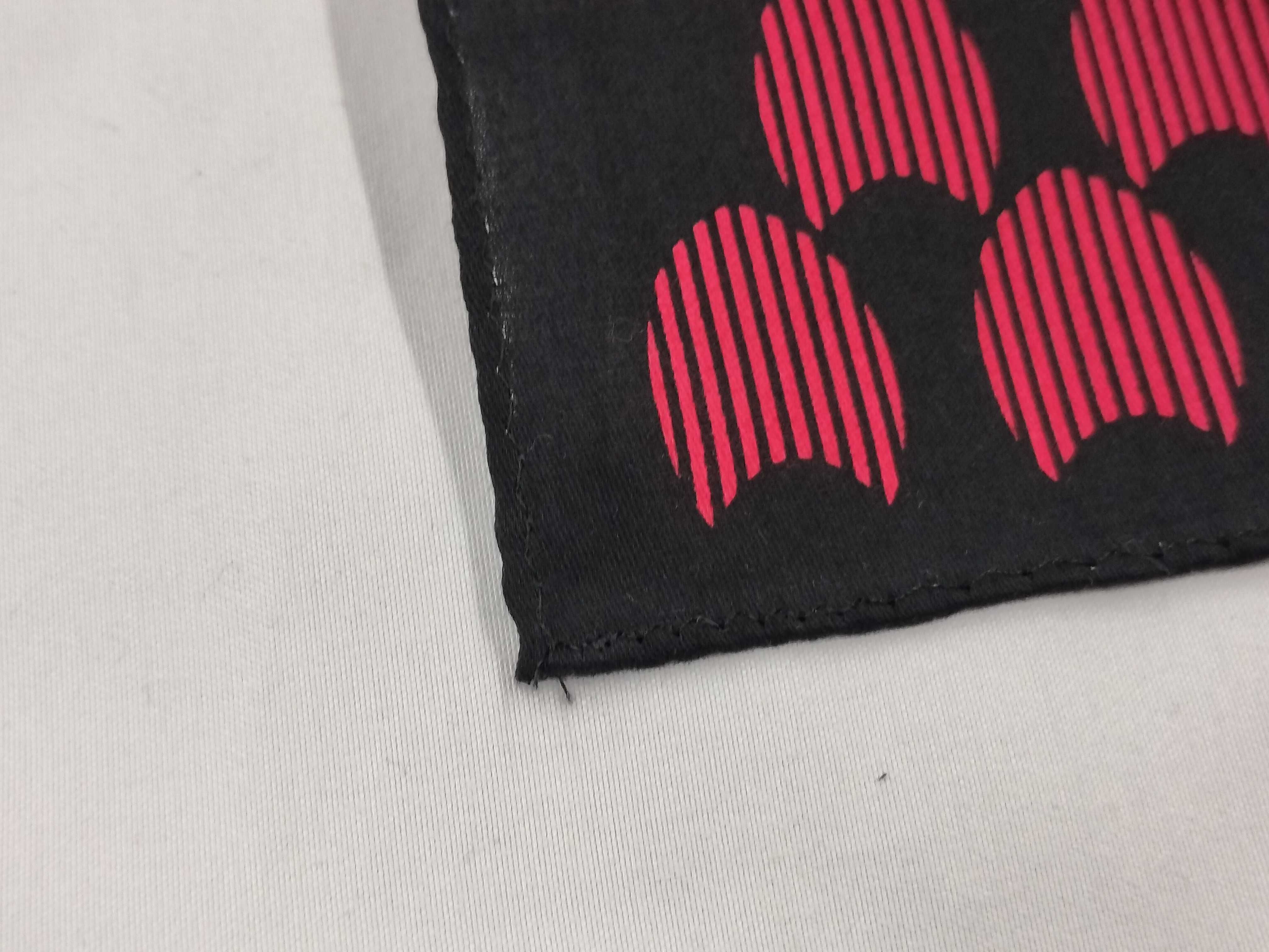 handkerchief scarf with sticker, YSL big logo, and other accessories. — view 6