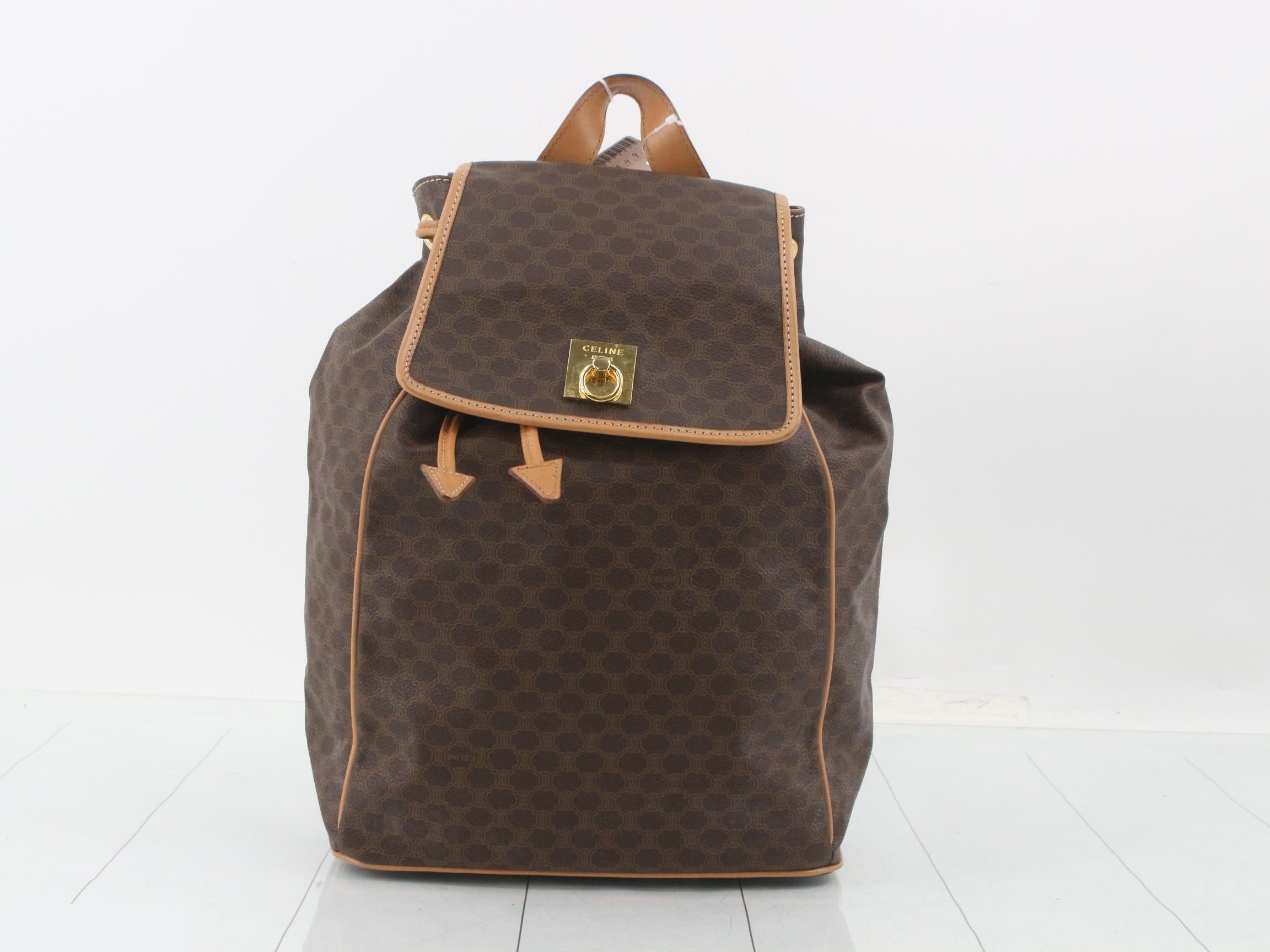 Macadam PVC backpack brown