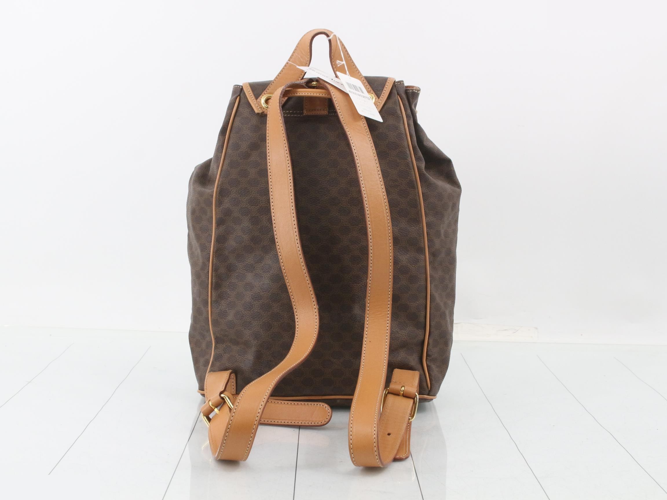 Macadam PVC backpack brown — view 2