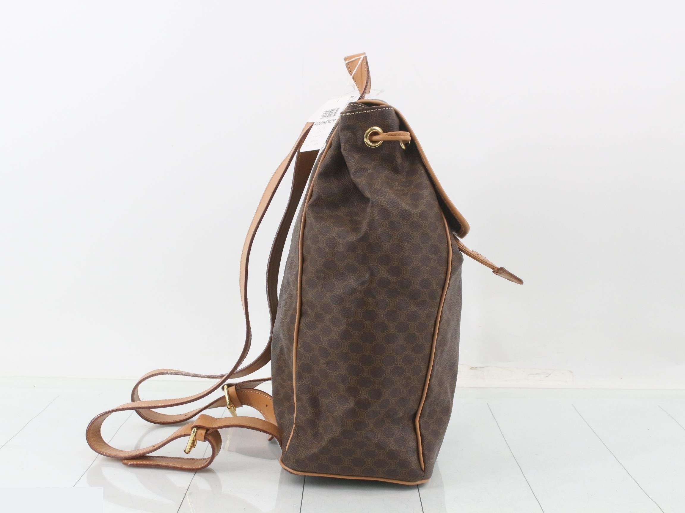 Macadam PVC backpack brown — view 4