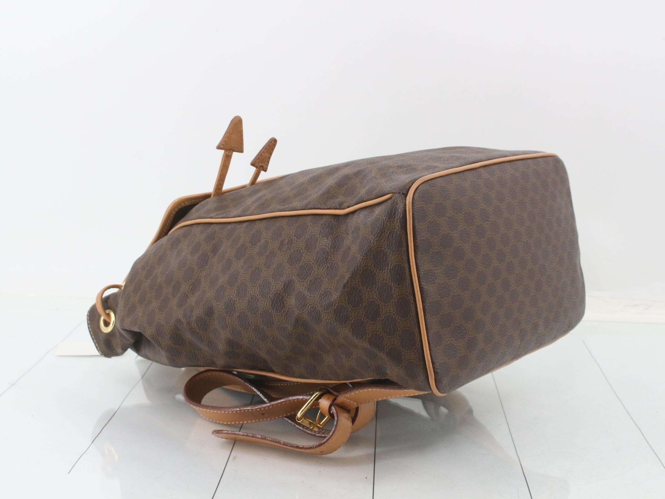 Macadam PVC backpack brown — view 5
