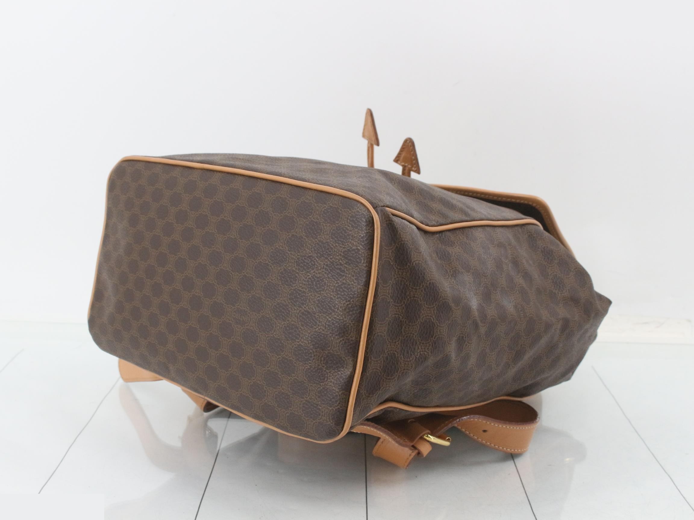 Macadam PVC backpack brown — view 6