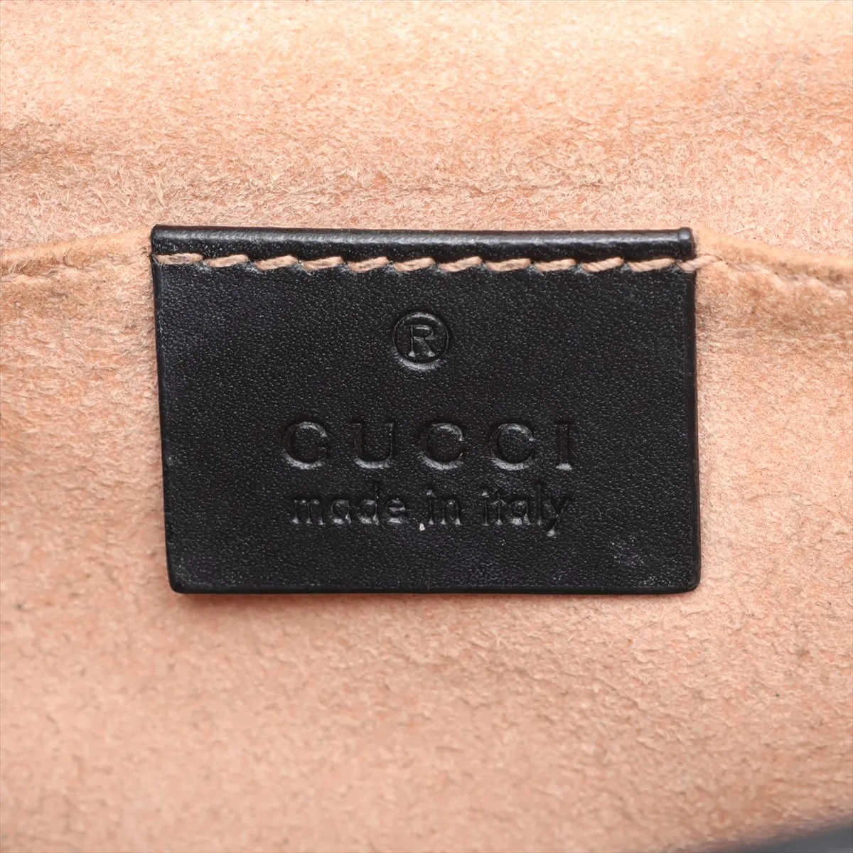 Guccissima Padlock 409487 Leather Chain Shoulder Bag Black — view 9