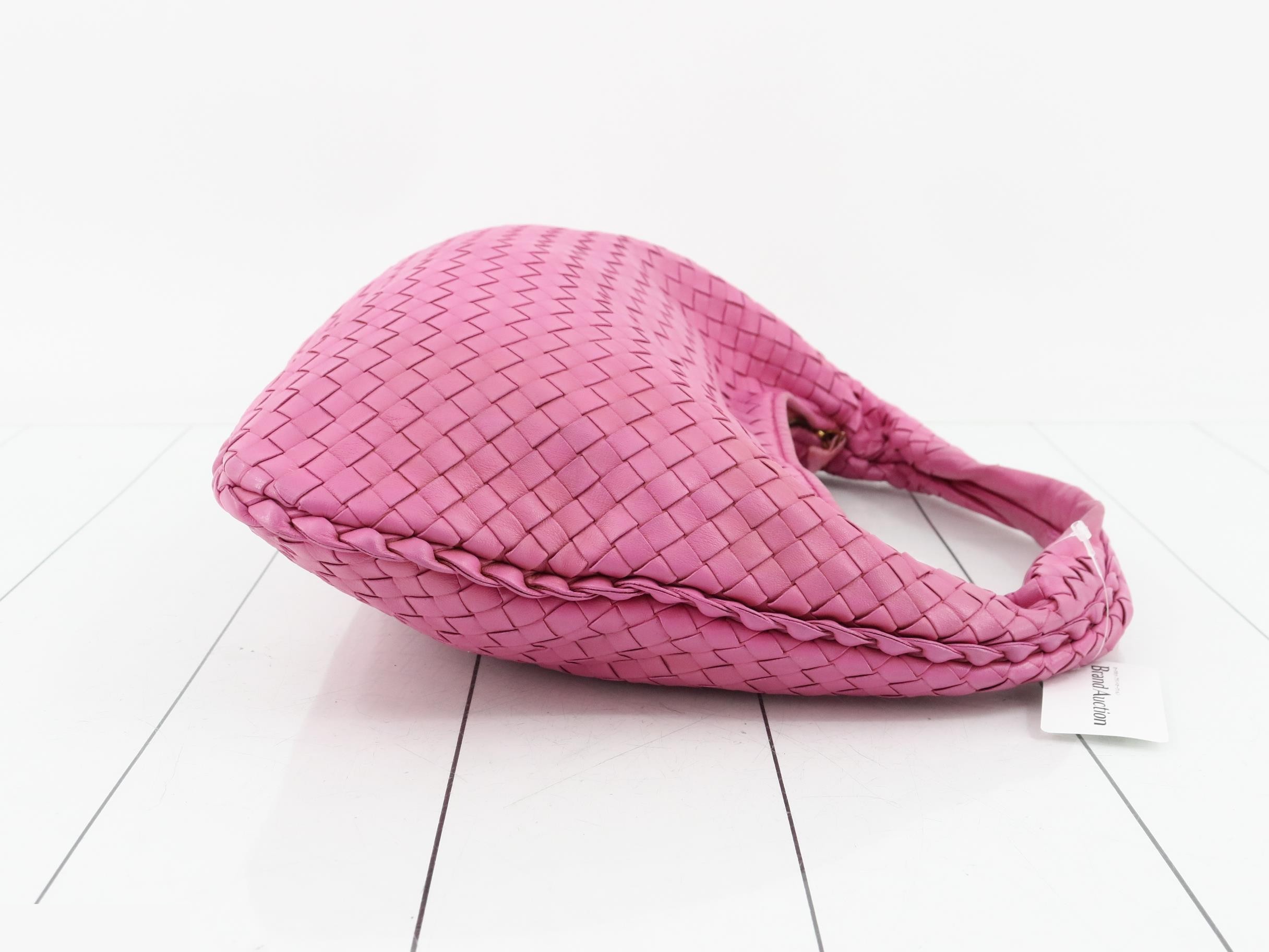 Intrecciato Hobo One-Shoulder Bag — view 3