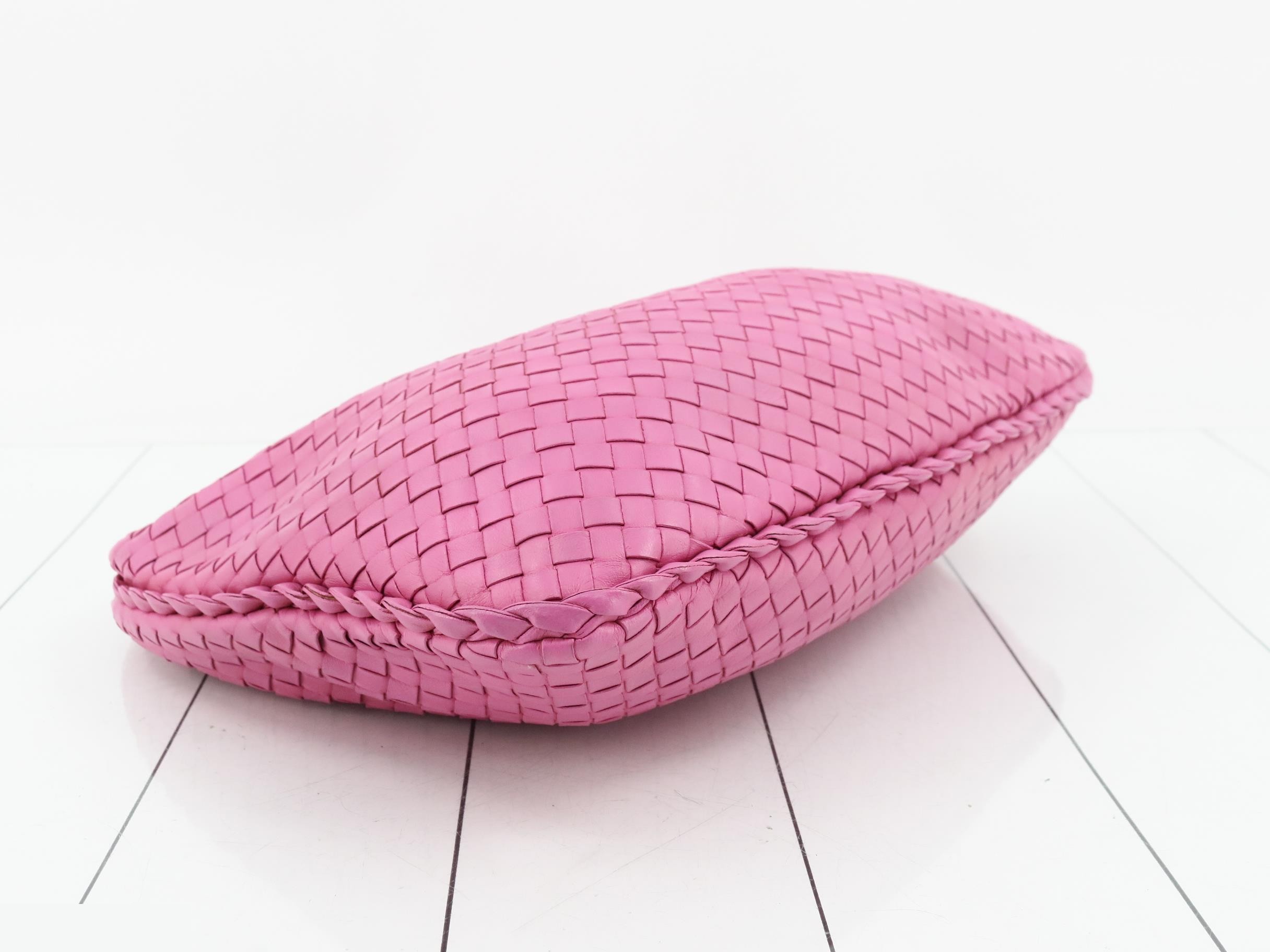 Intrecciato Hobo One-Shoulder Bag — view 5
