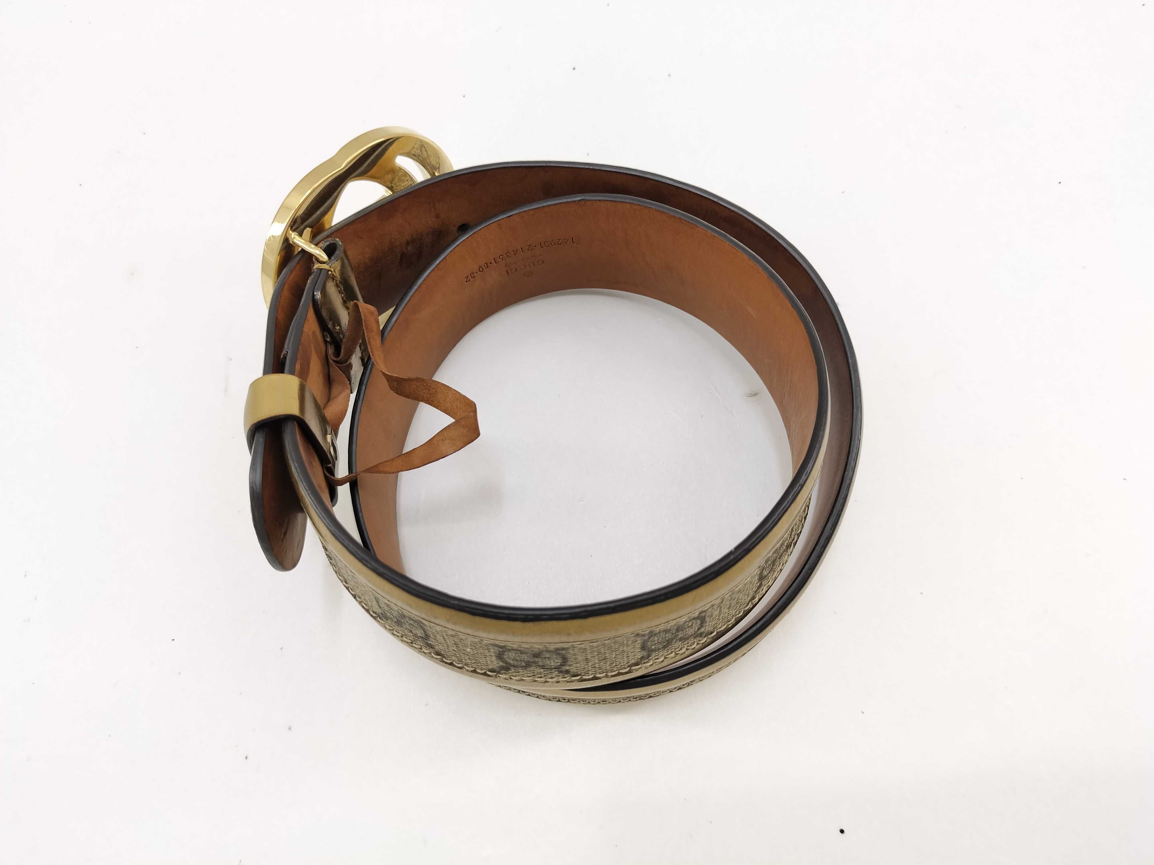 GG Supreme Interlocking G Belt 142931 80/32 Belt — view 3