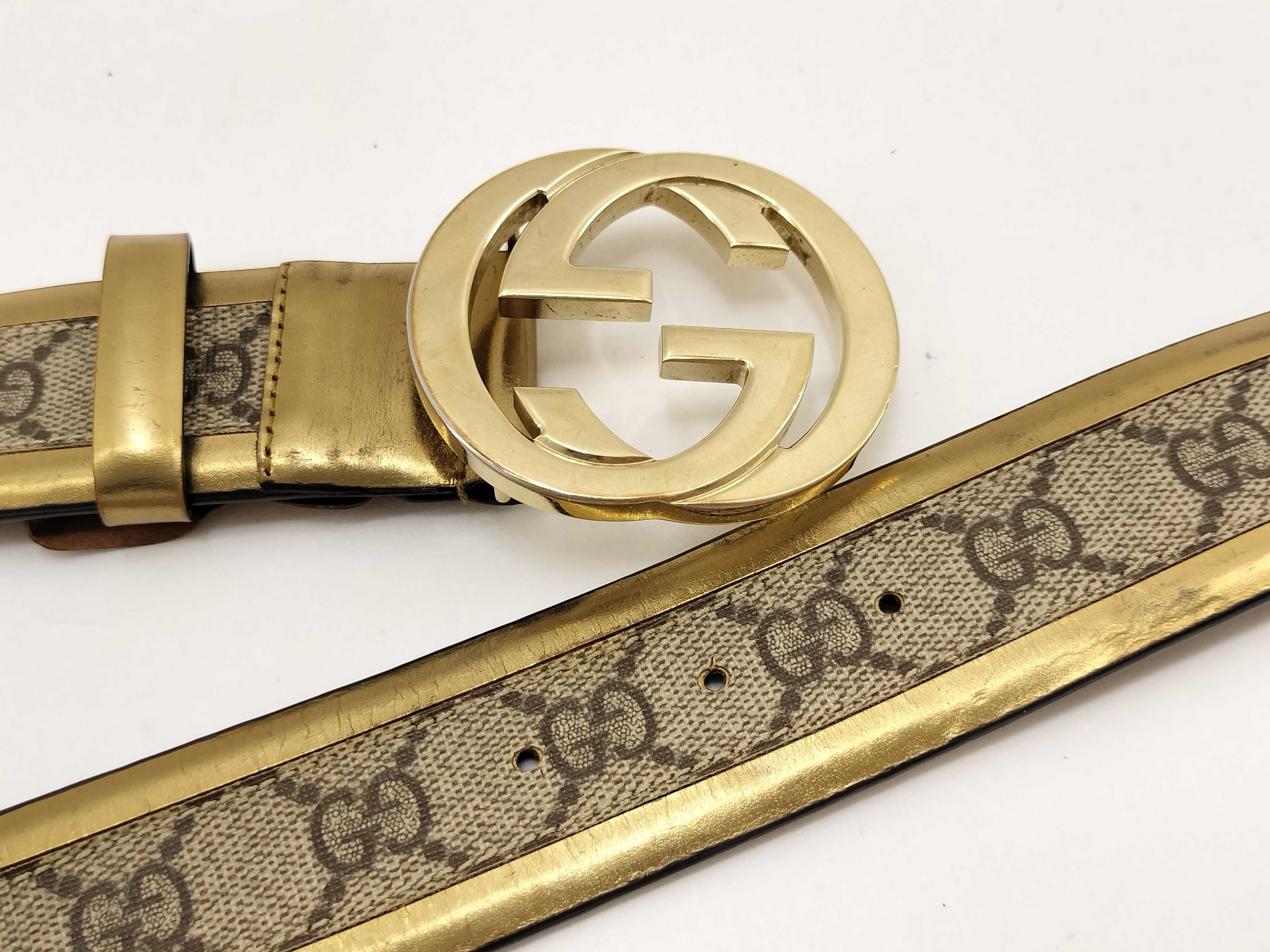 GG Supreme Interlocking G Belt 142931 80/32 Belt — view 4