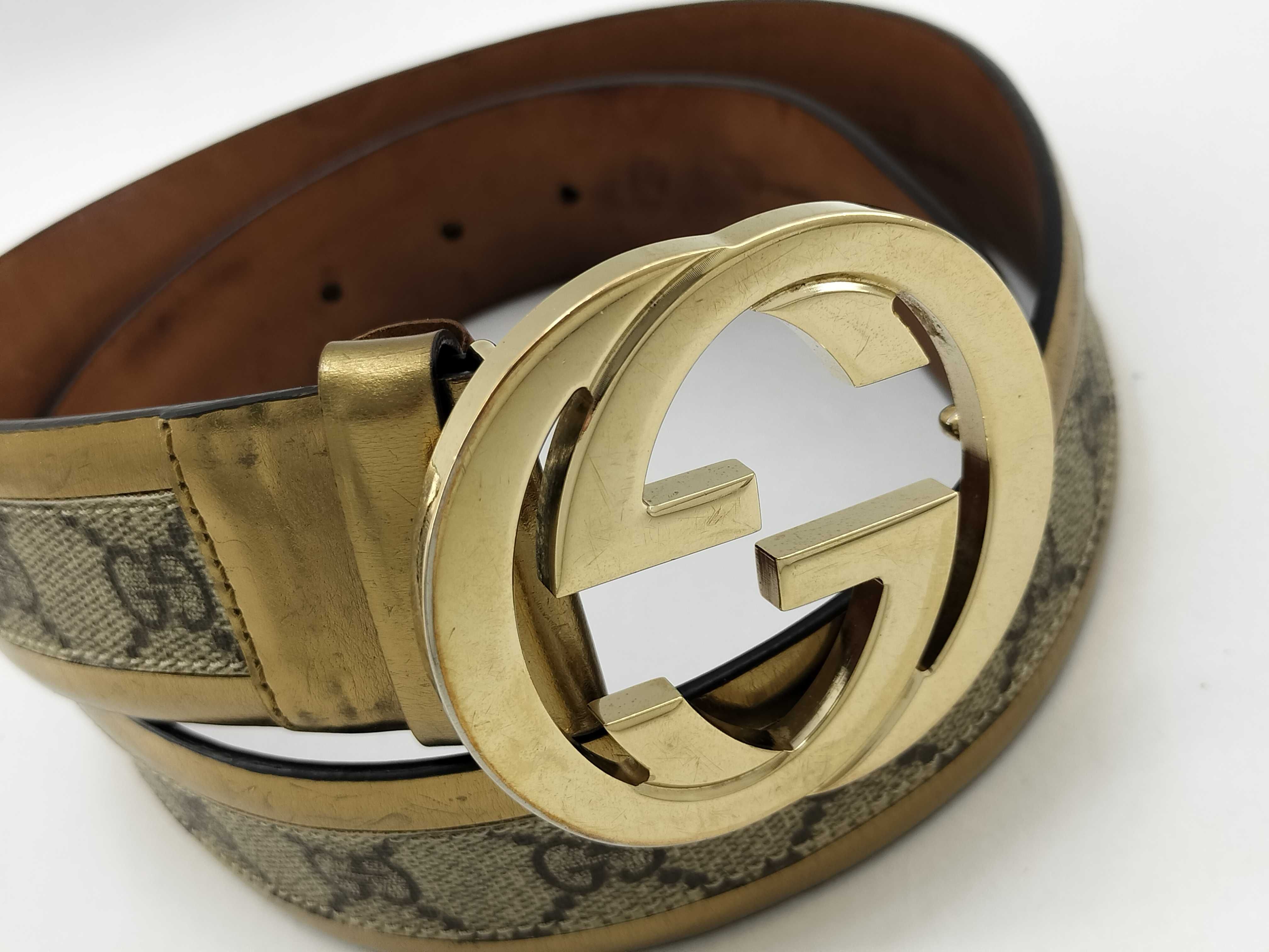 GG Supreme Interlocking G Belt 142931 80/32 Belt — view 10