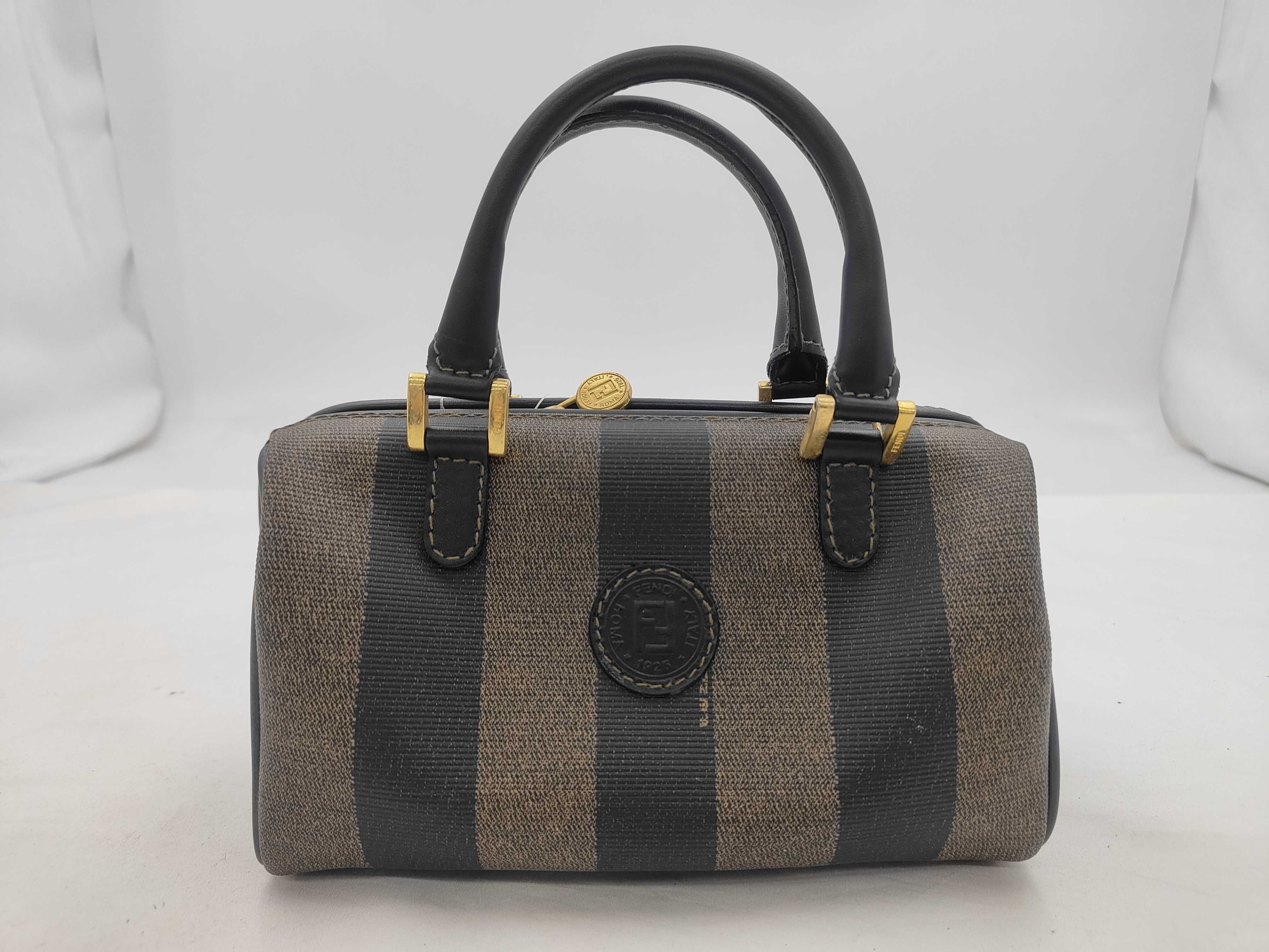 Pecan Pattern Mini Boston Bag