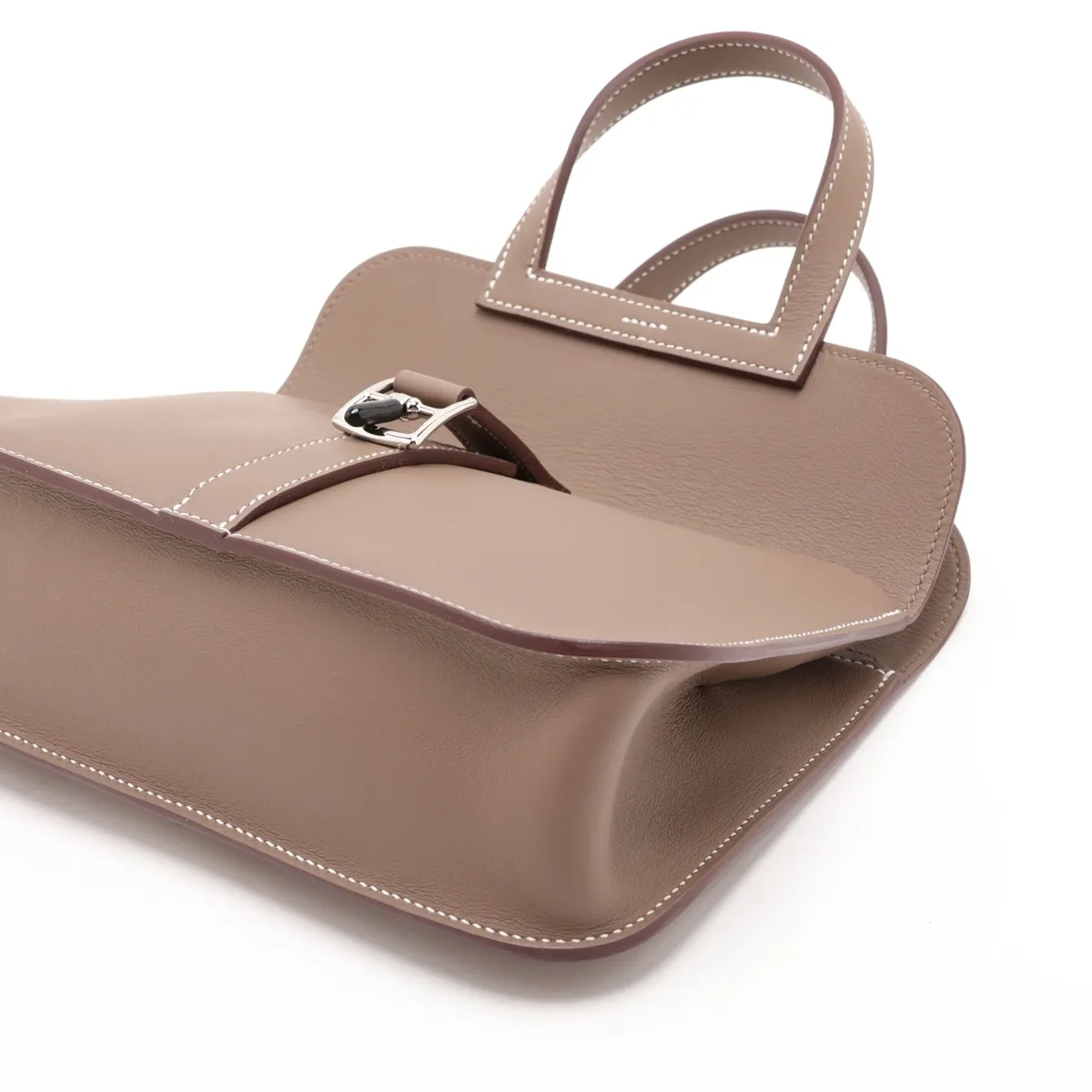 [Individually packaged] Hermes Arzan Mini, Veau Swift, Etoupe, Silver Hardware, W: 2024 — view 3