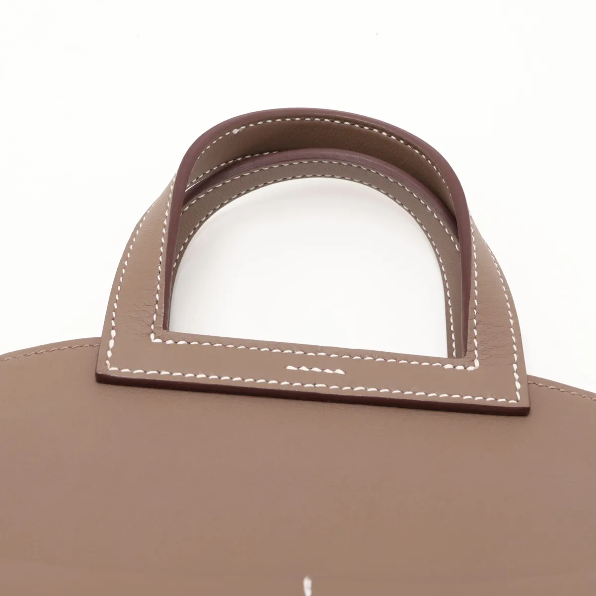 [Individually packaged] Hermes Arzan Mini, Veau Swift, Etoupe, Silver Hardware, W: 2024 — view 6