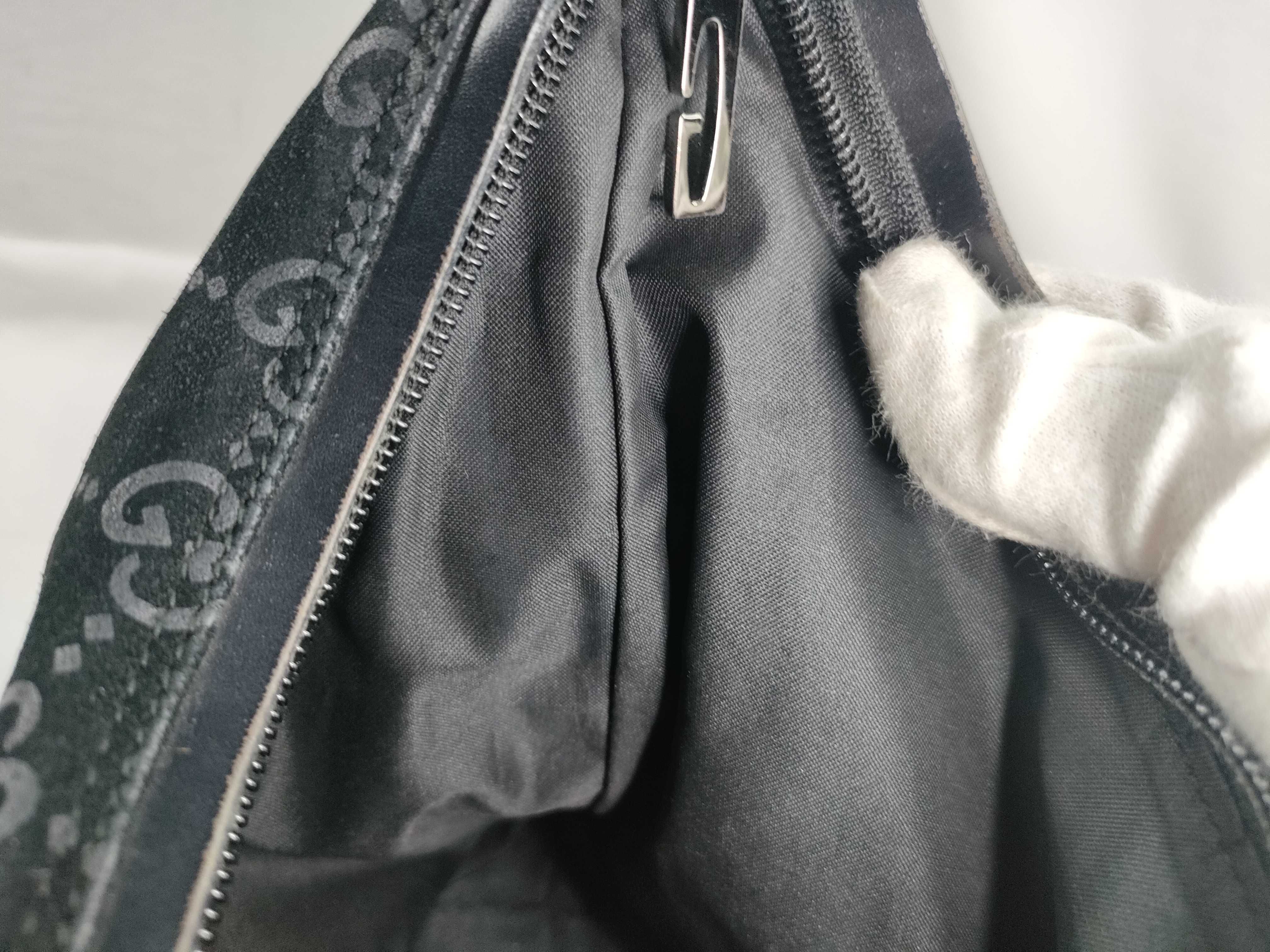 One-Shoulder Bag, Suede, Black Shoulder Bag — view 11