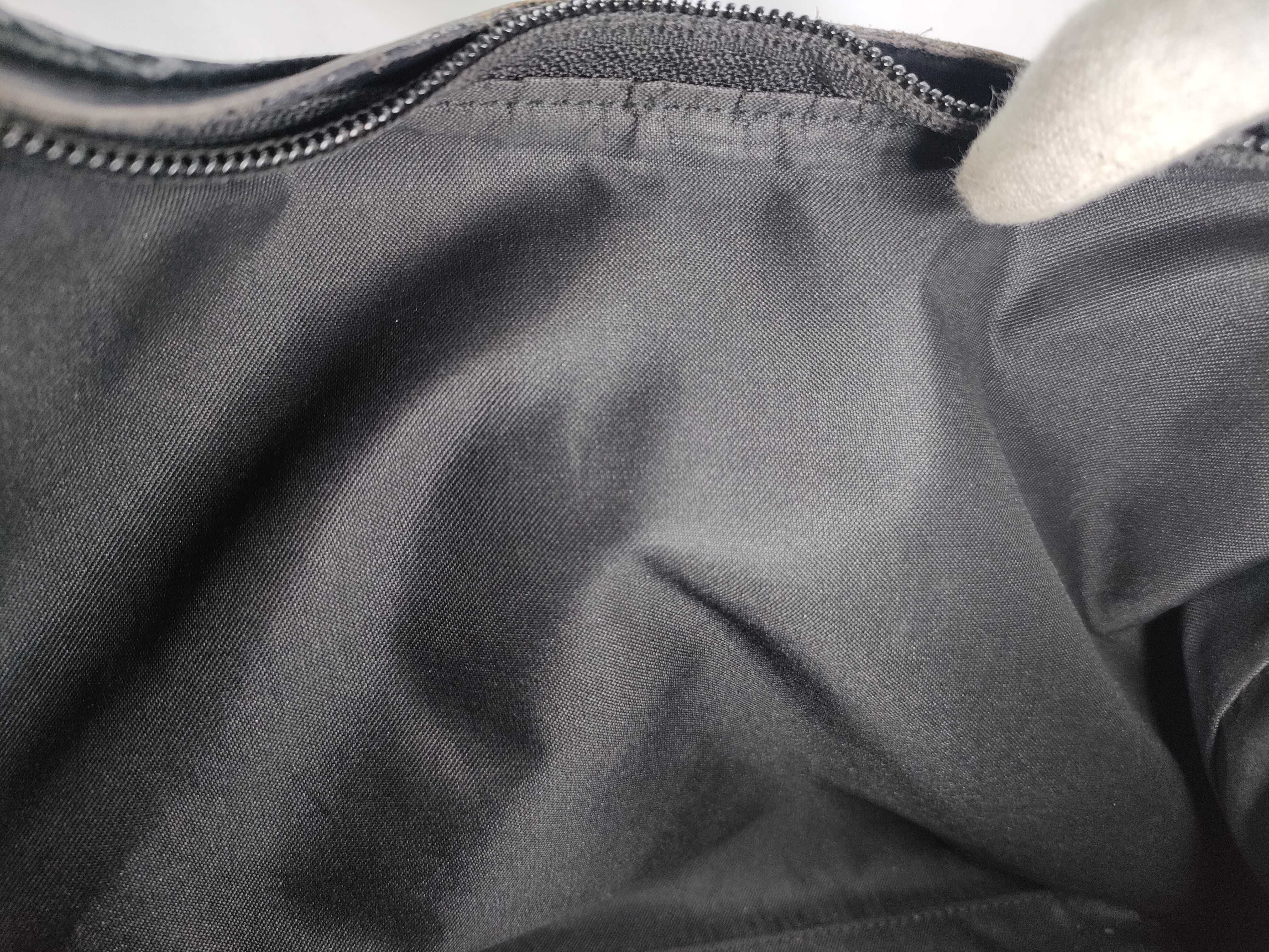 One-Shoulder Bag, Suede, Black Shoulder Bag — view 12