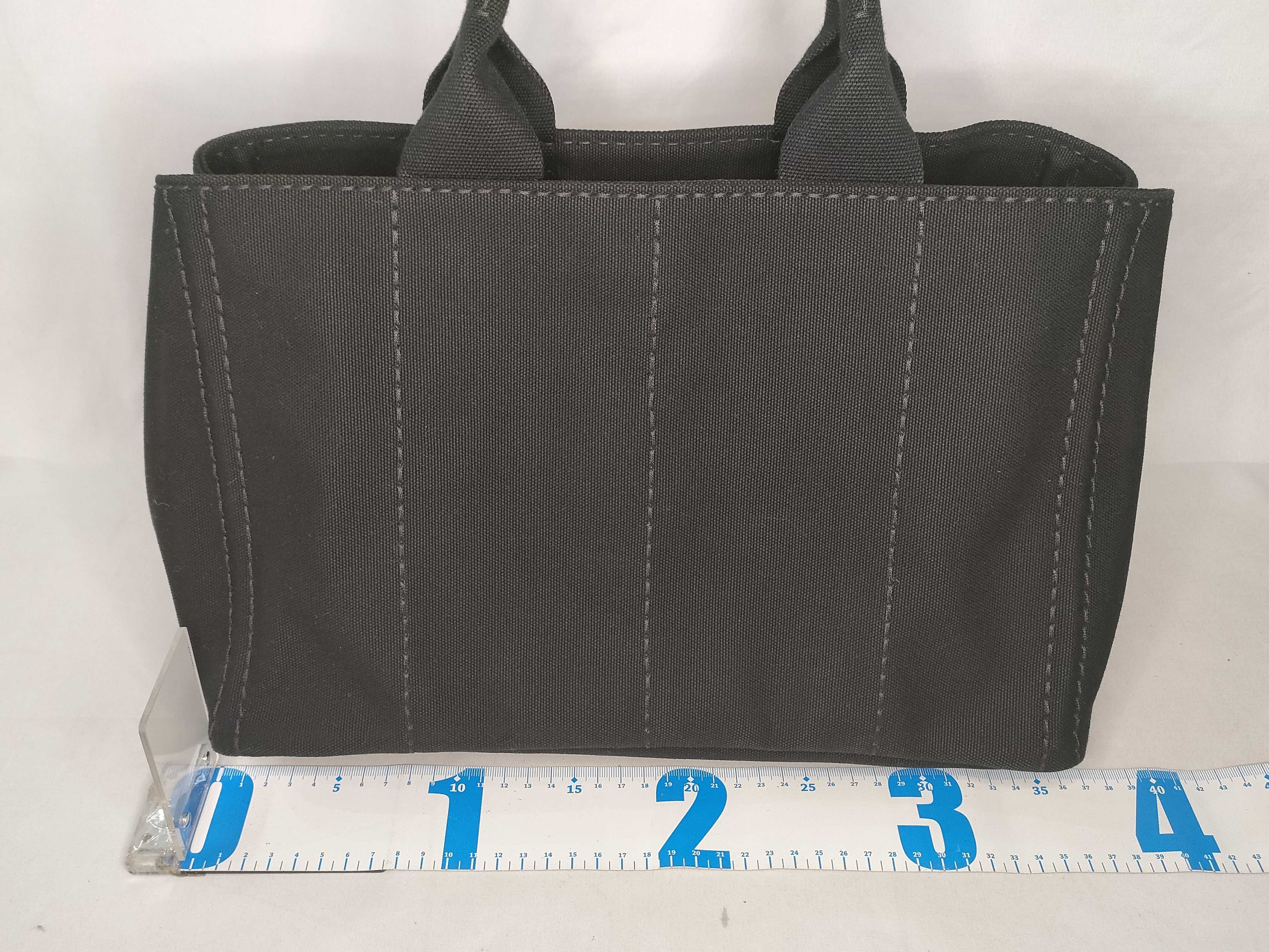 Canapa Canvas Handbag, Black — view 2