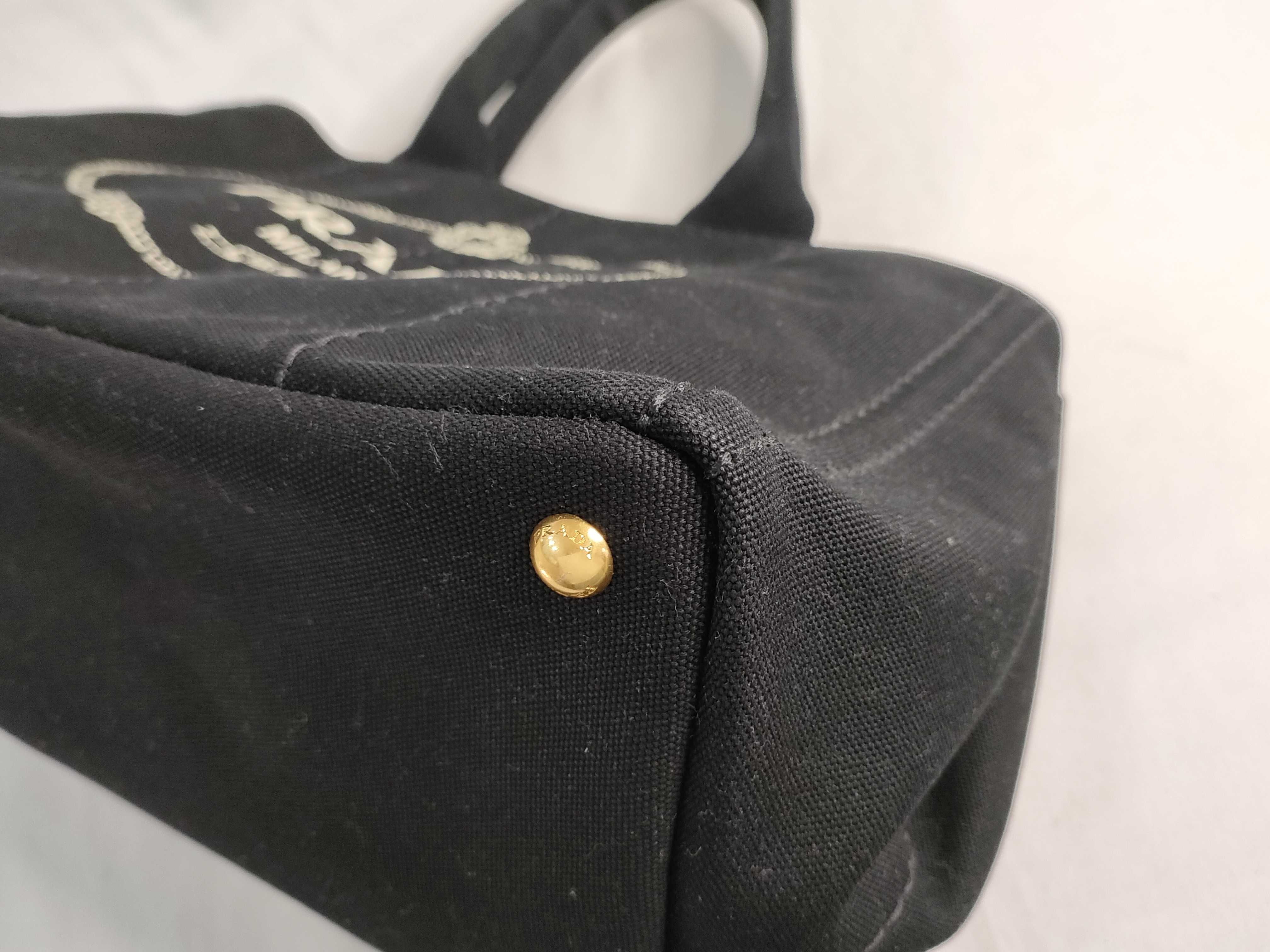Canapa Canvas Handbag, Black — view 6