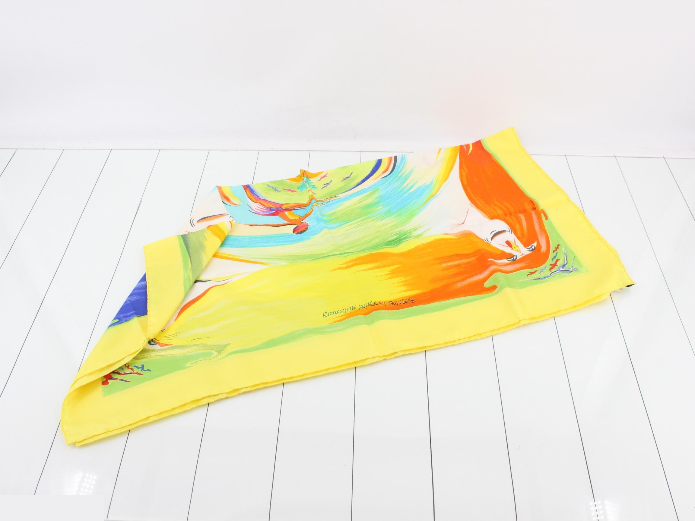 Hermès Carre 90 "The Smile of the Third Millennium" (with box) — view 3