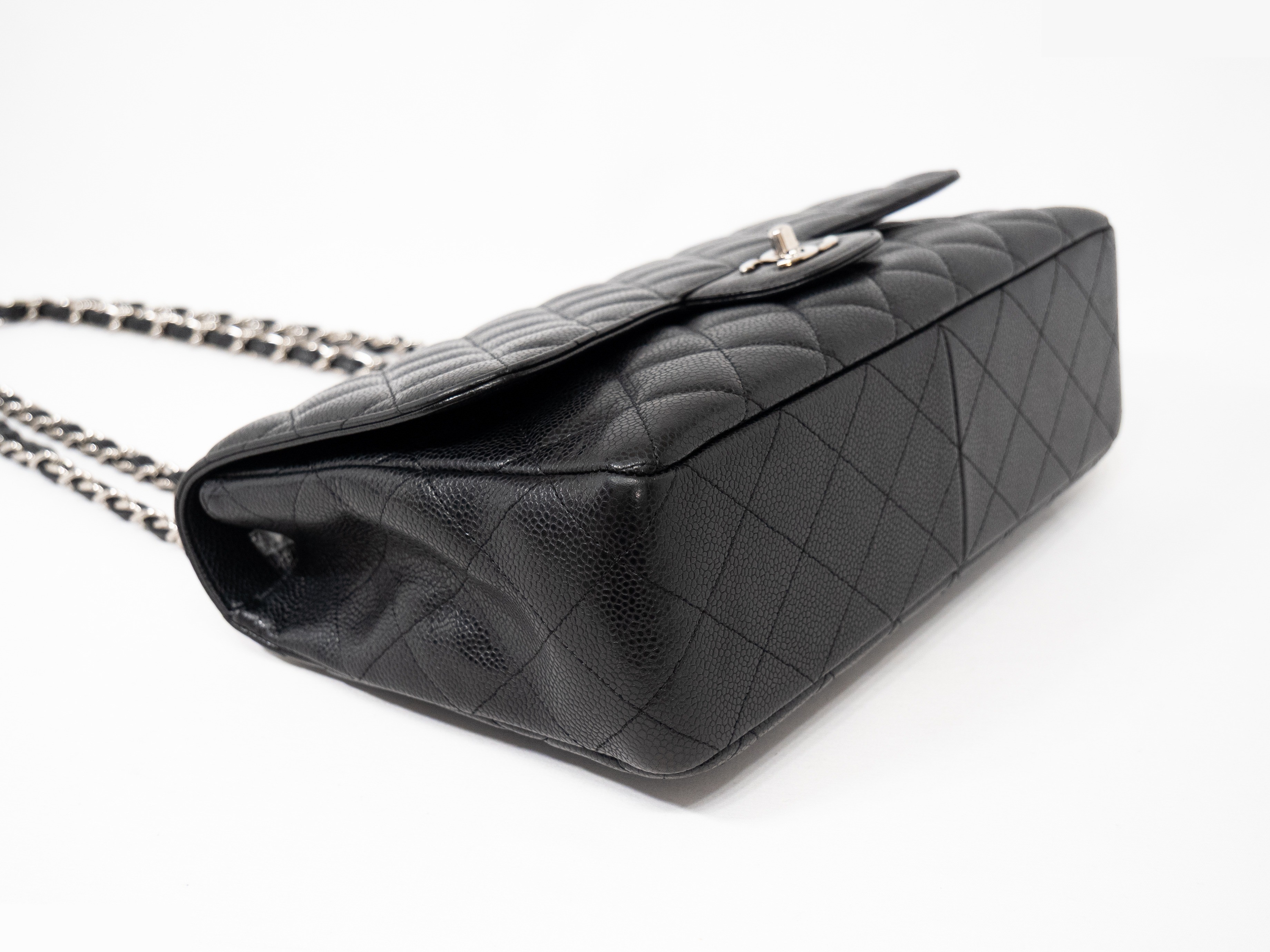 Large Matelassé Seal Caviar Skin — view 4