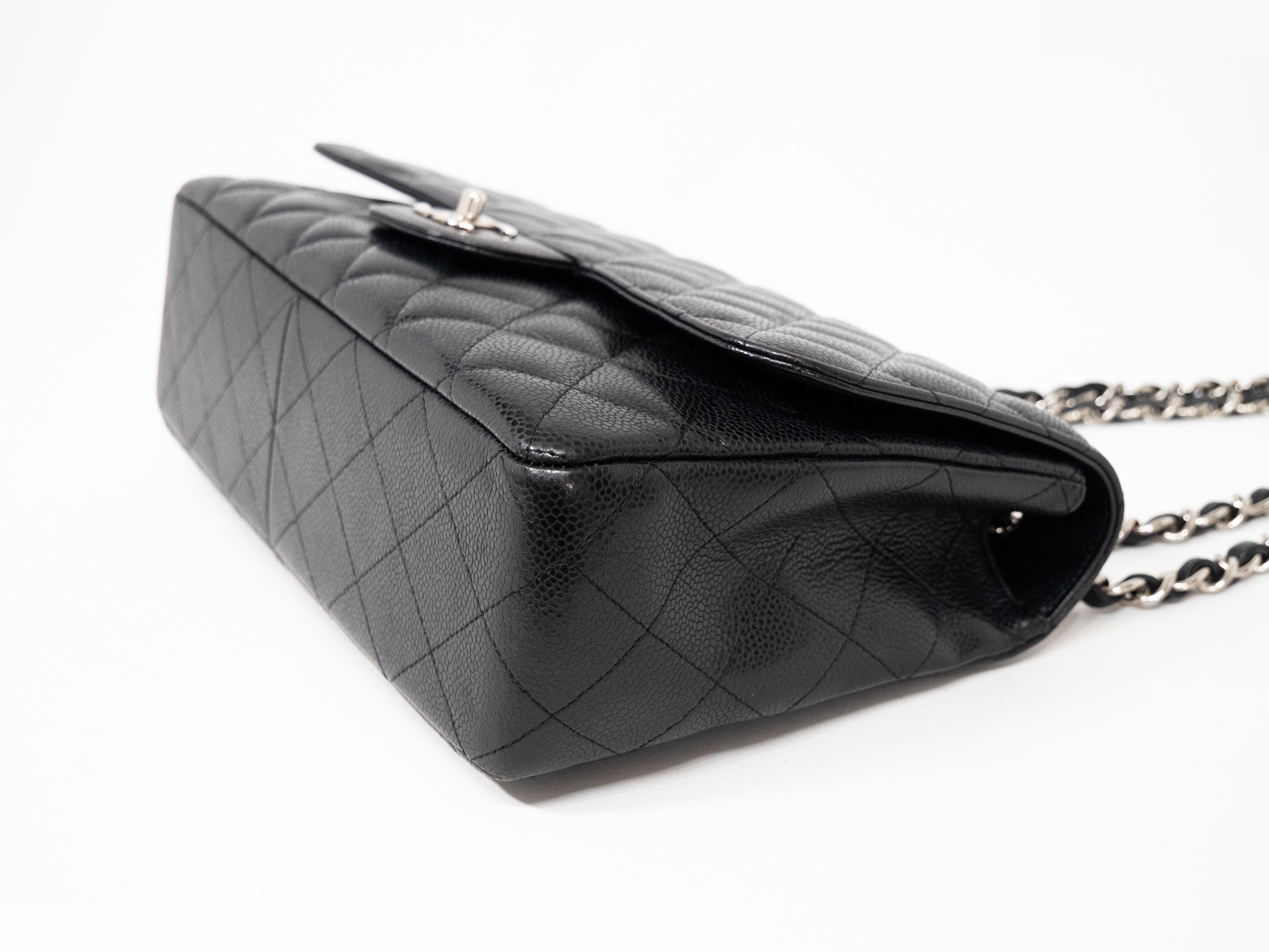 Large Matelassé Seal Caviar Skin — view 5