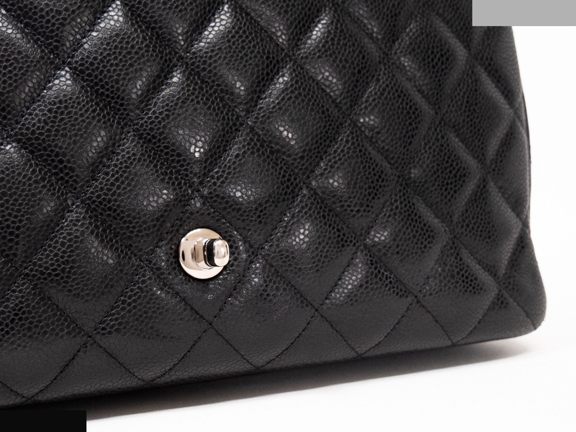 Large Matelassé Seal Caviar Skin — view 8