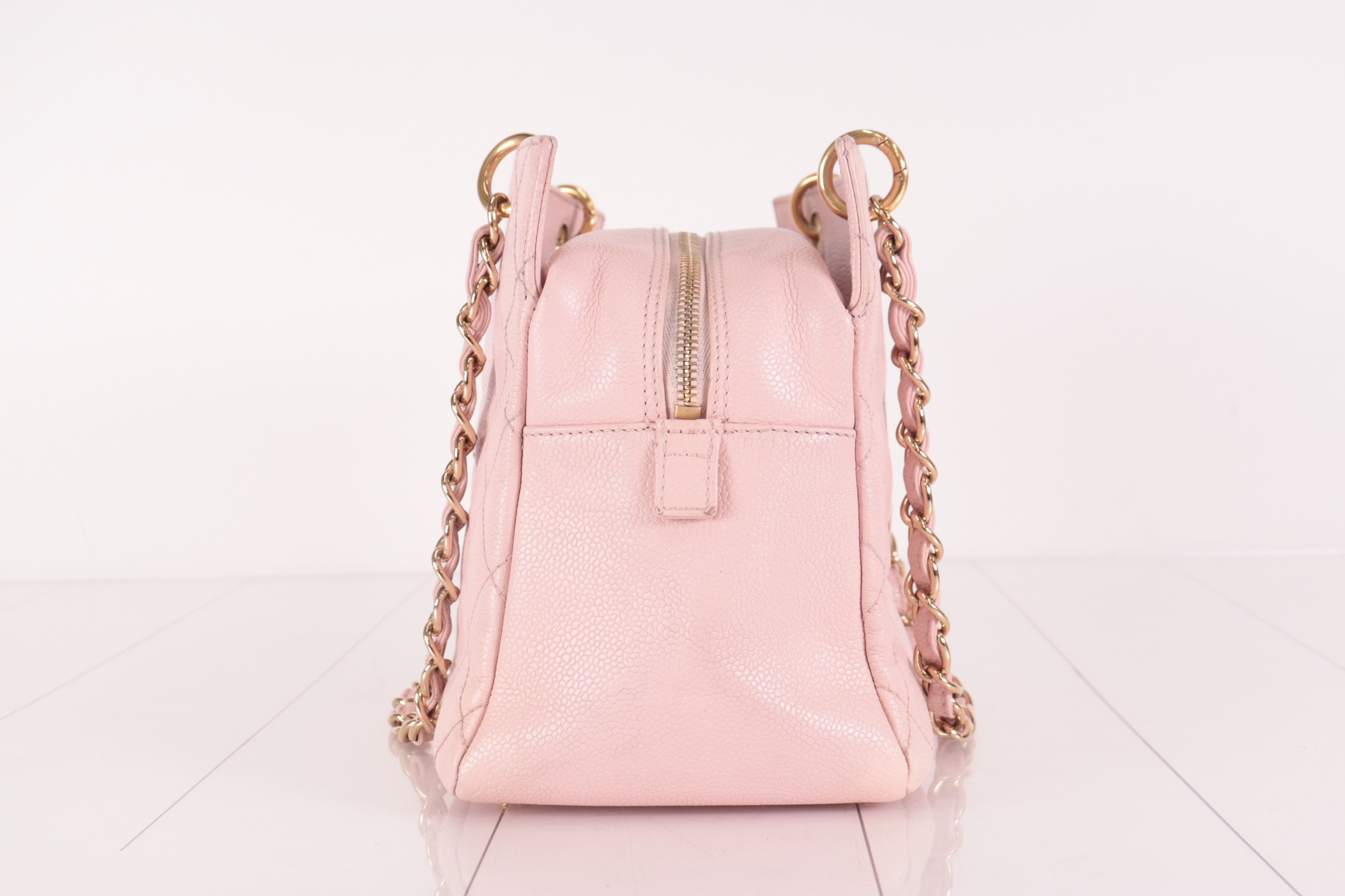 Caviar PTT Chain Tote, Pink, No. 7 — view 5