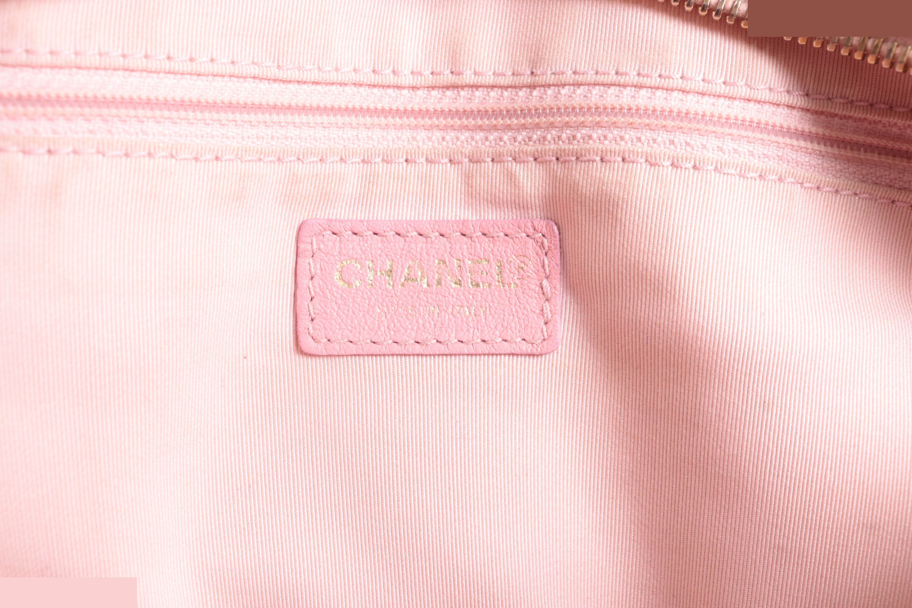 Caviar PTT Chain Tote, Pink, No. 7 — view 8