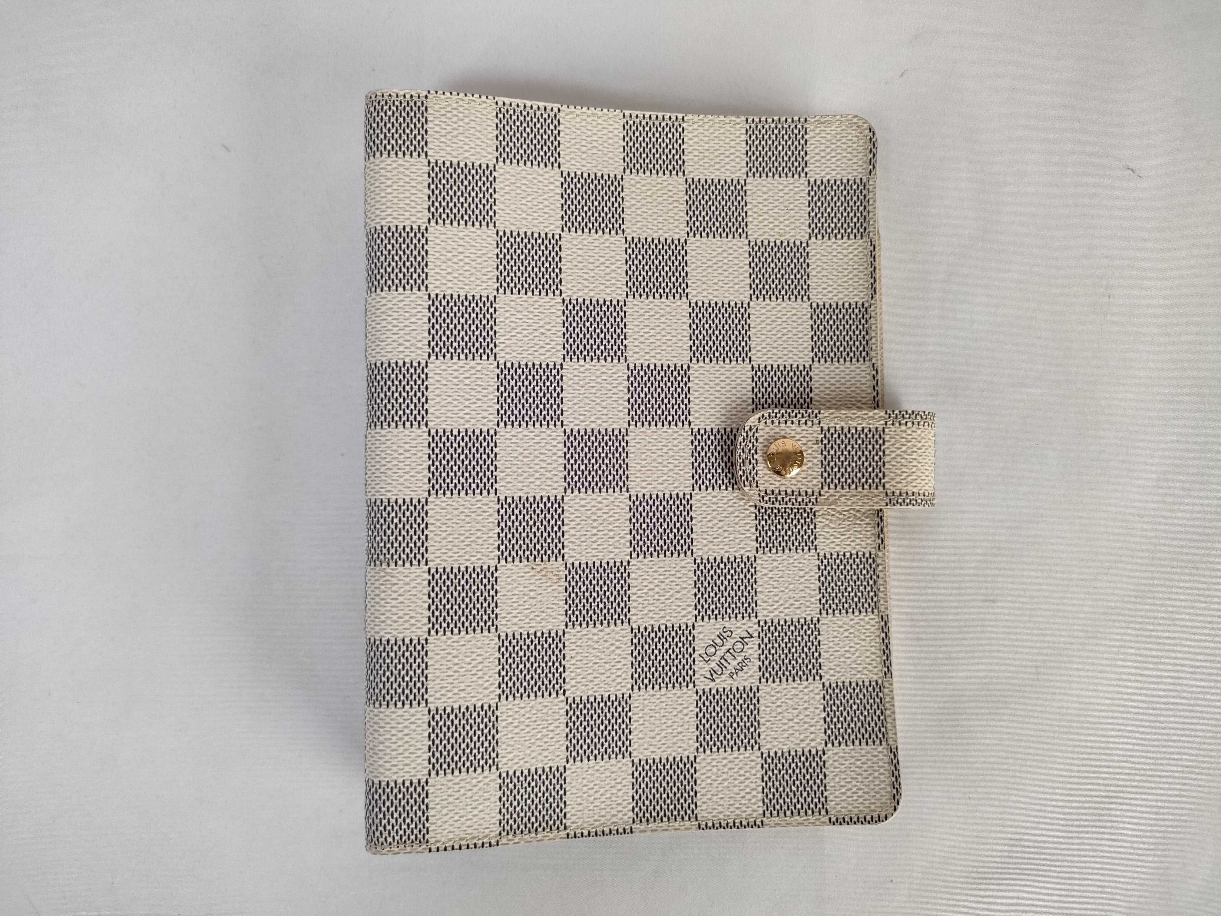 Damier Azur R20707 Agenda PM Notebook Cover