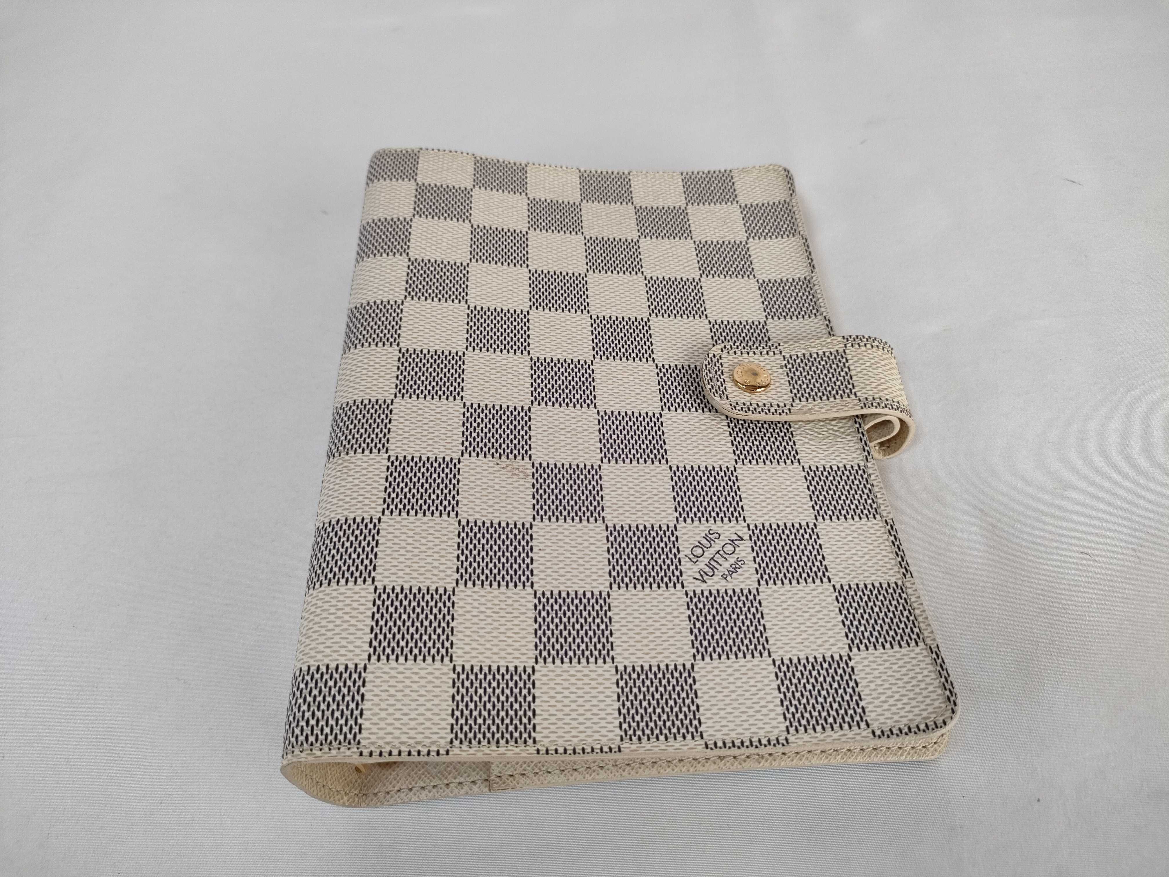 Damier Azur R20707 Agenda PM Notebook Cover — view 3