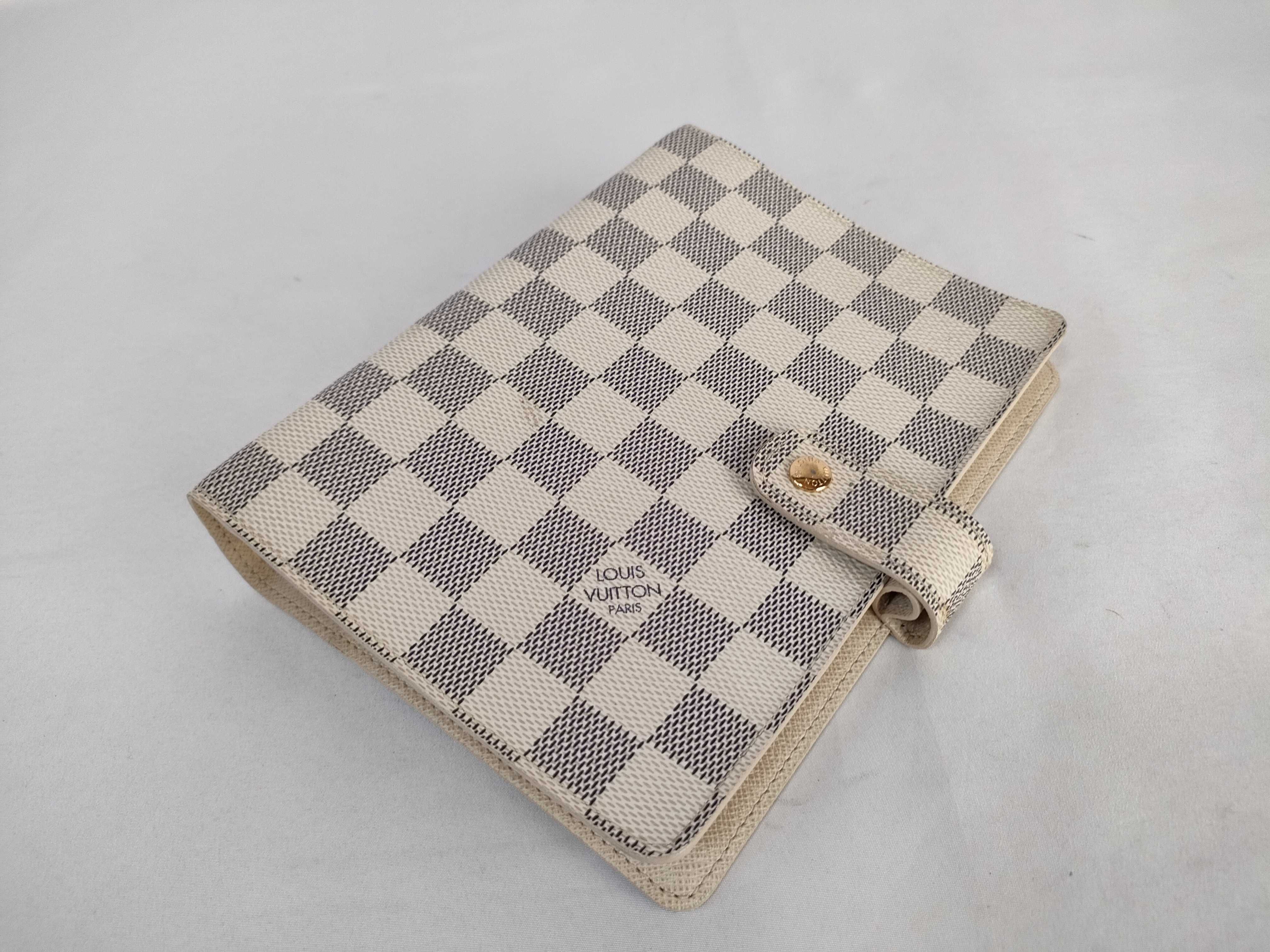 Damier Azur R20707 Agenda PM Notebook Cover — view 4