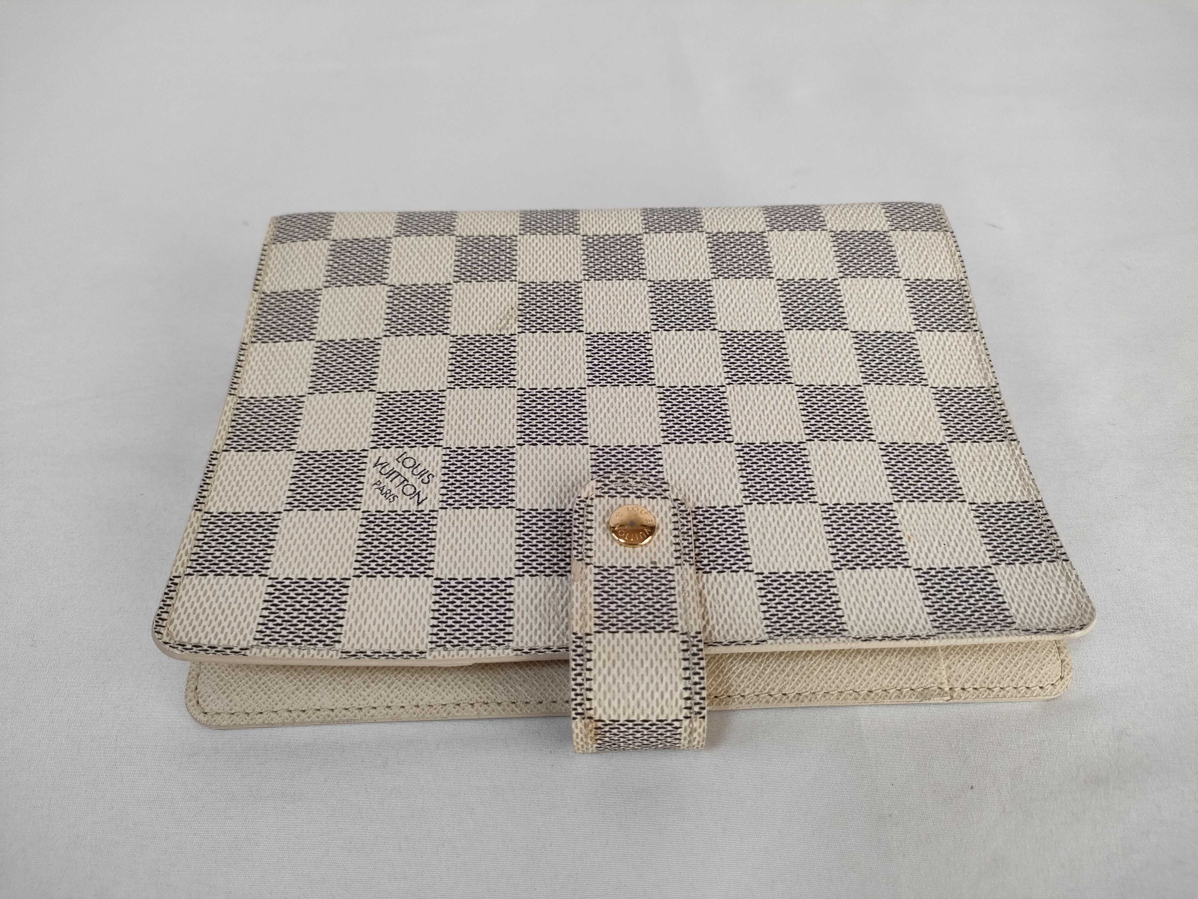 Damier Azur R20707 Agenda PM Notebook Cover — view 5