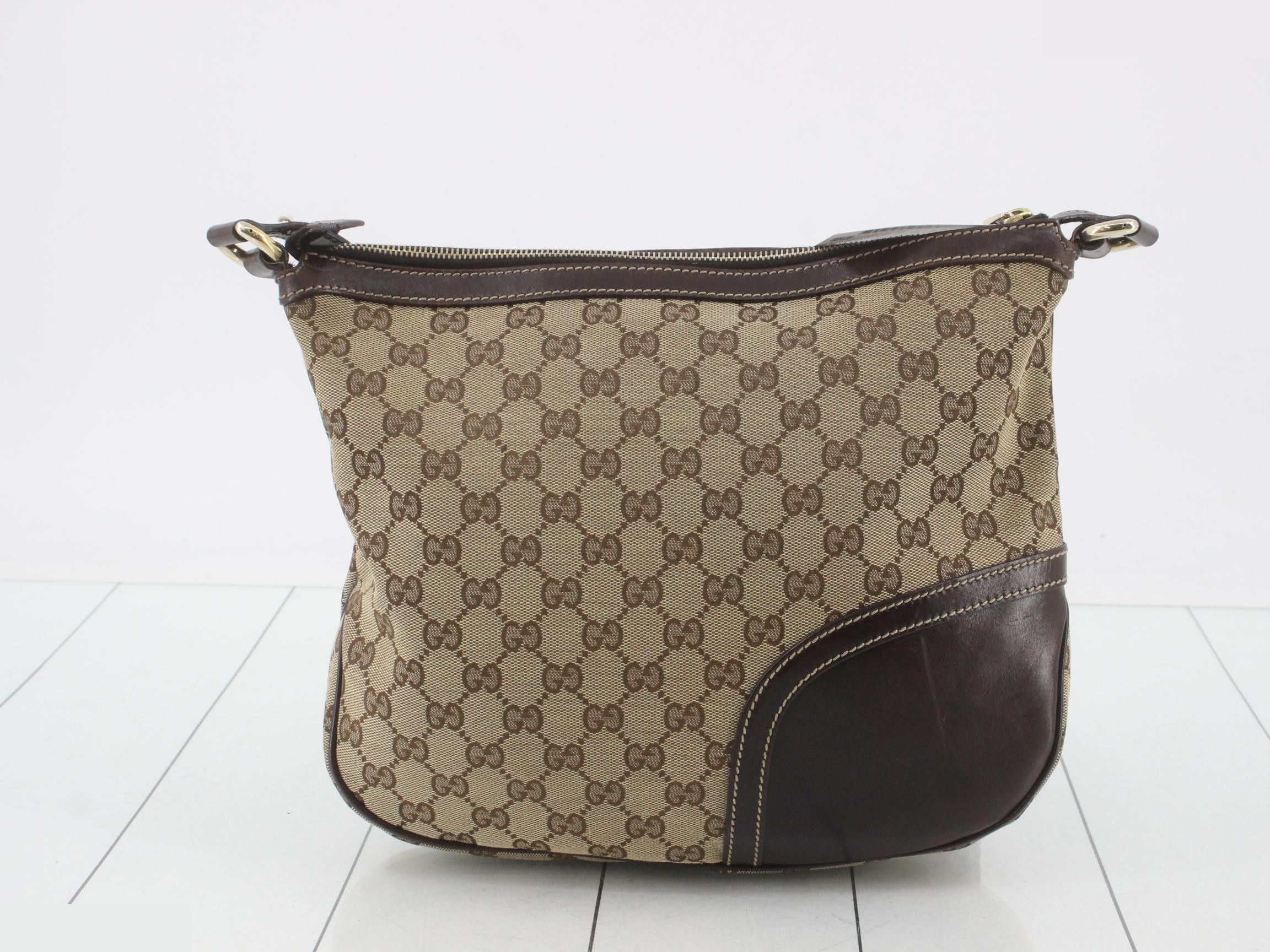GG Canvas Sherry Line Horsebit Shoulder Bag — view 2