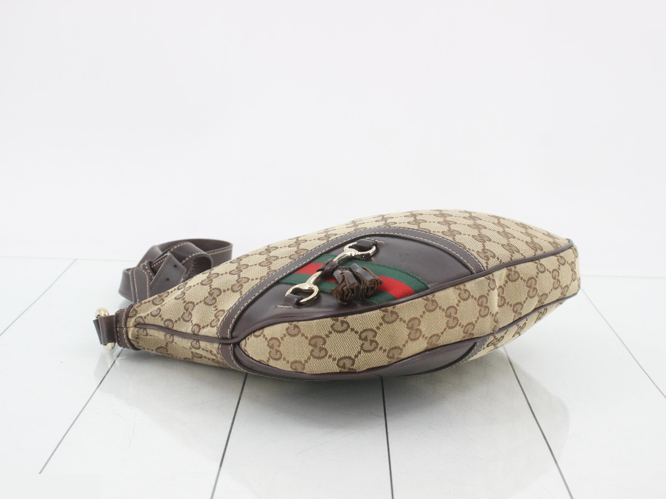 GG Canvas Sherry Line Horsebit Shoulder Bag — view 5