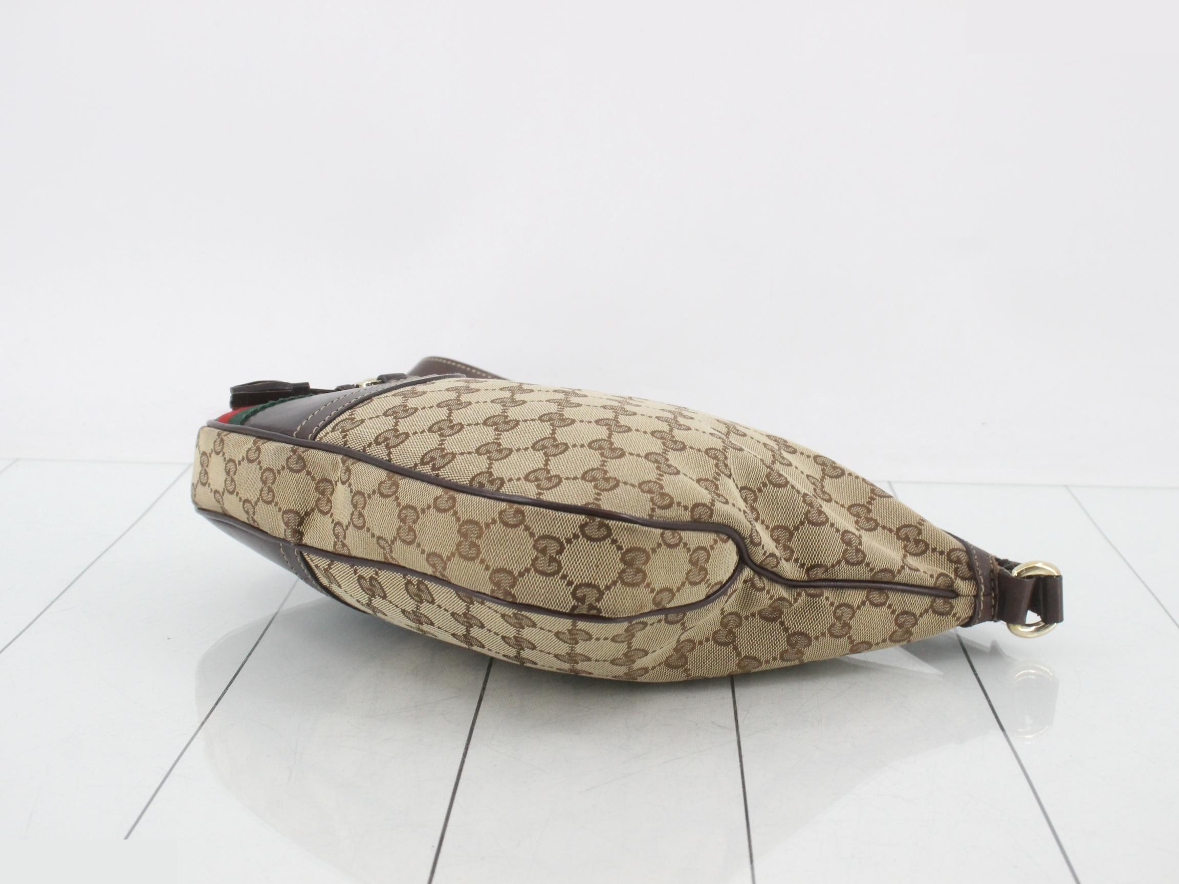 GG Canvas Sherry Line Horsebit Shoulder Bag — view 6