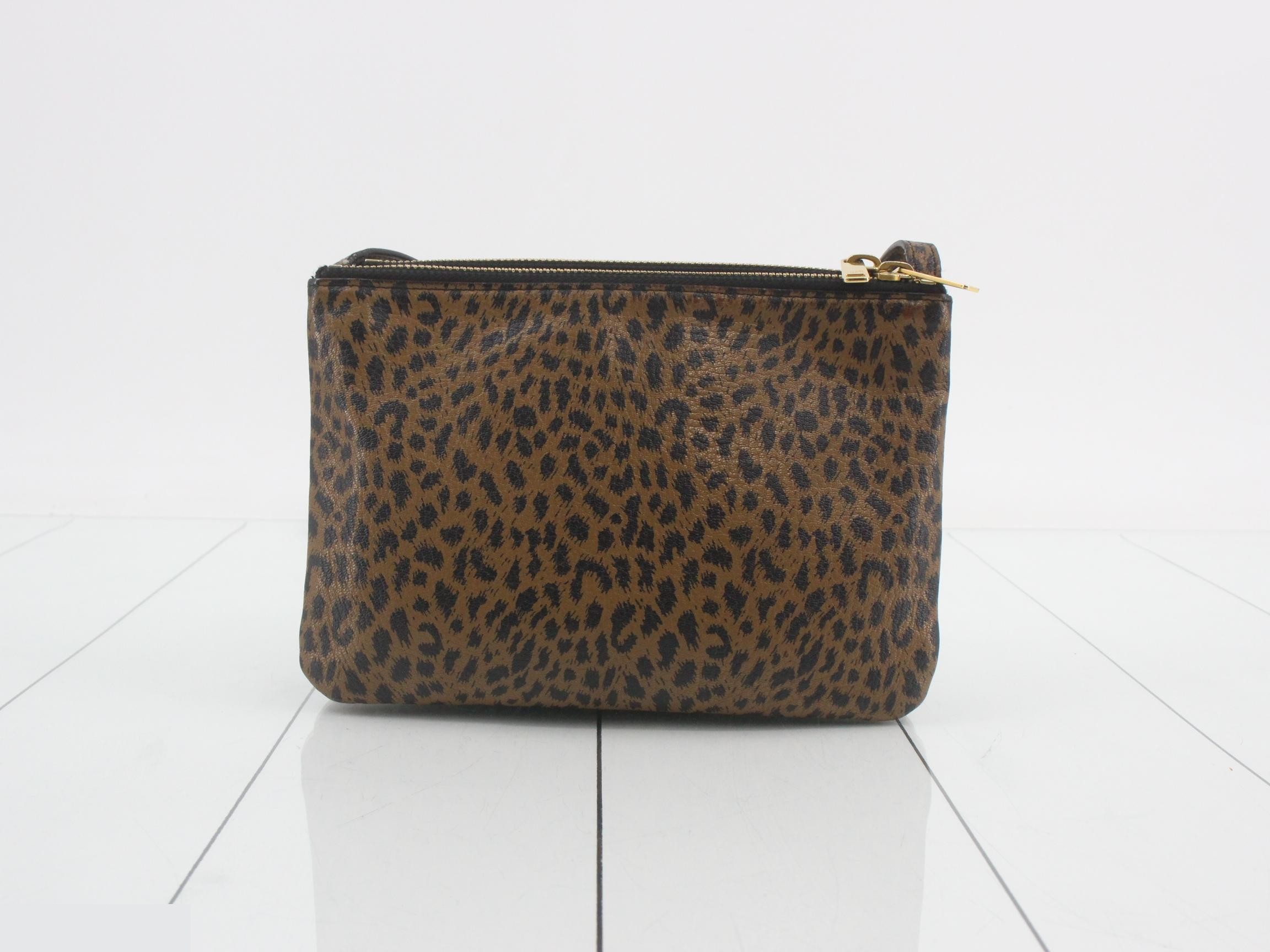 Trio Leopard Shoulder Bag — view 2