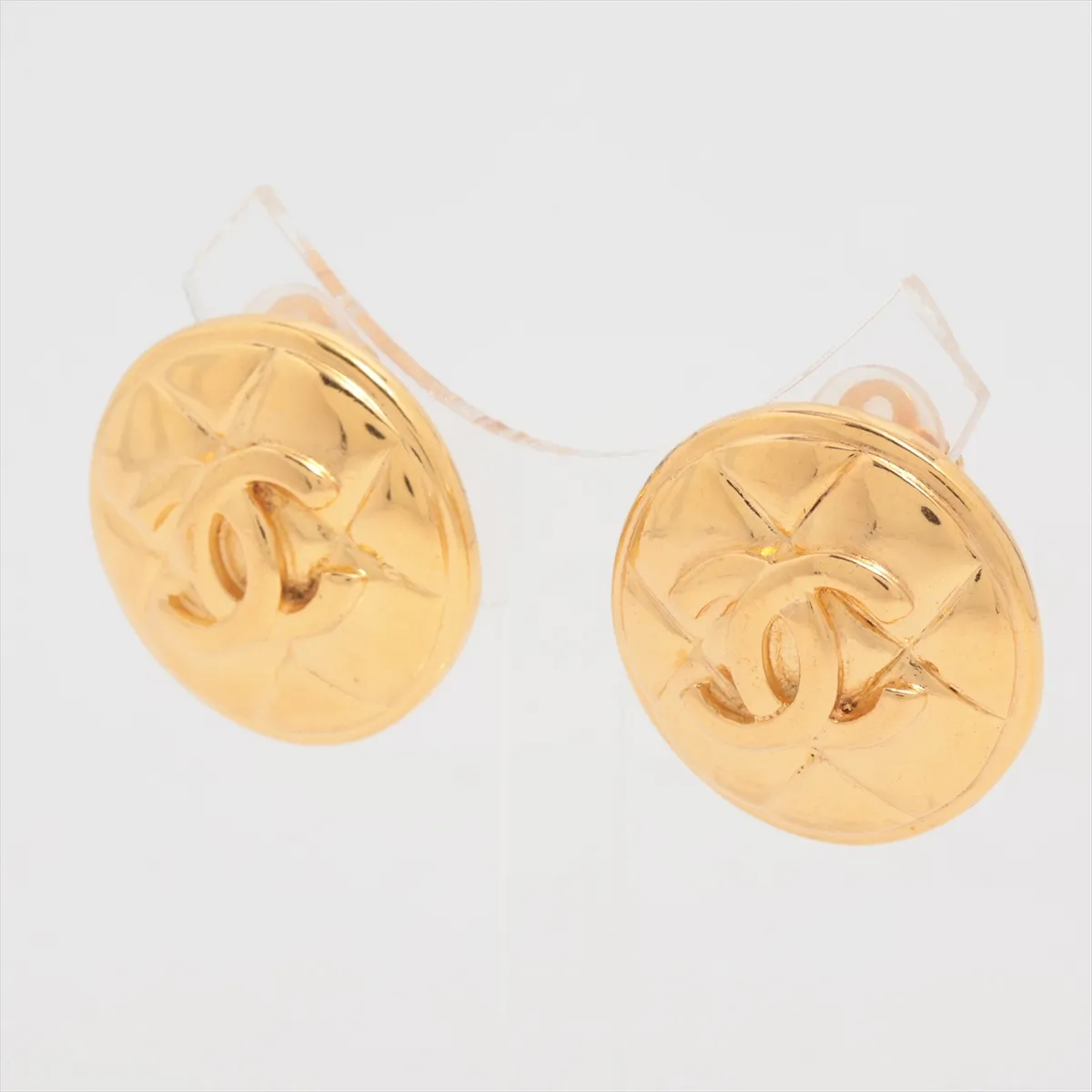 Cocomark Matelasse earrings (for both ears) GP Gold — view 3