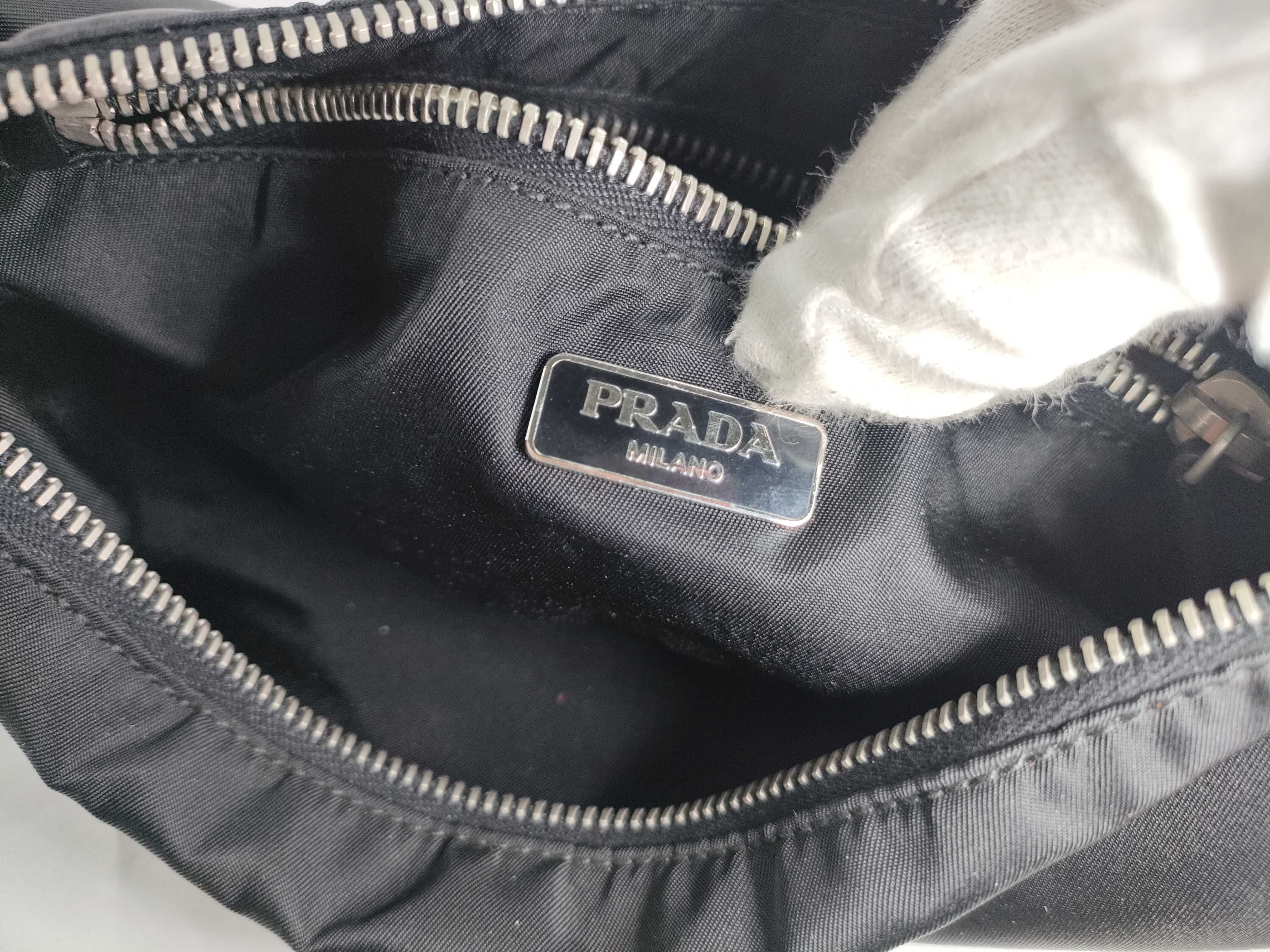 Nylon Prada Handbag Nylon Black Handbag — view 13