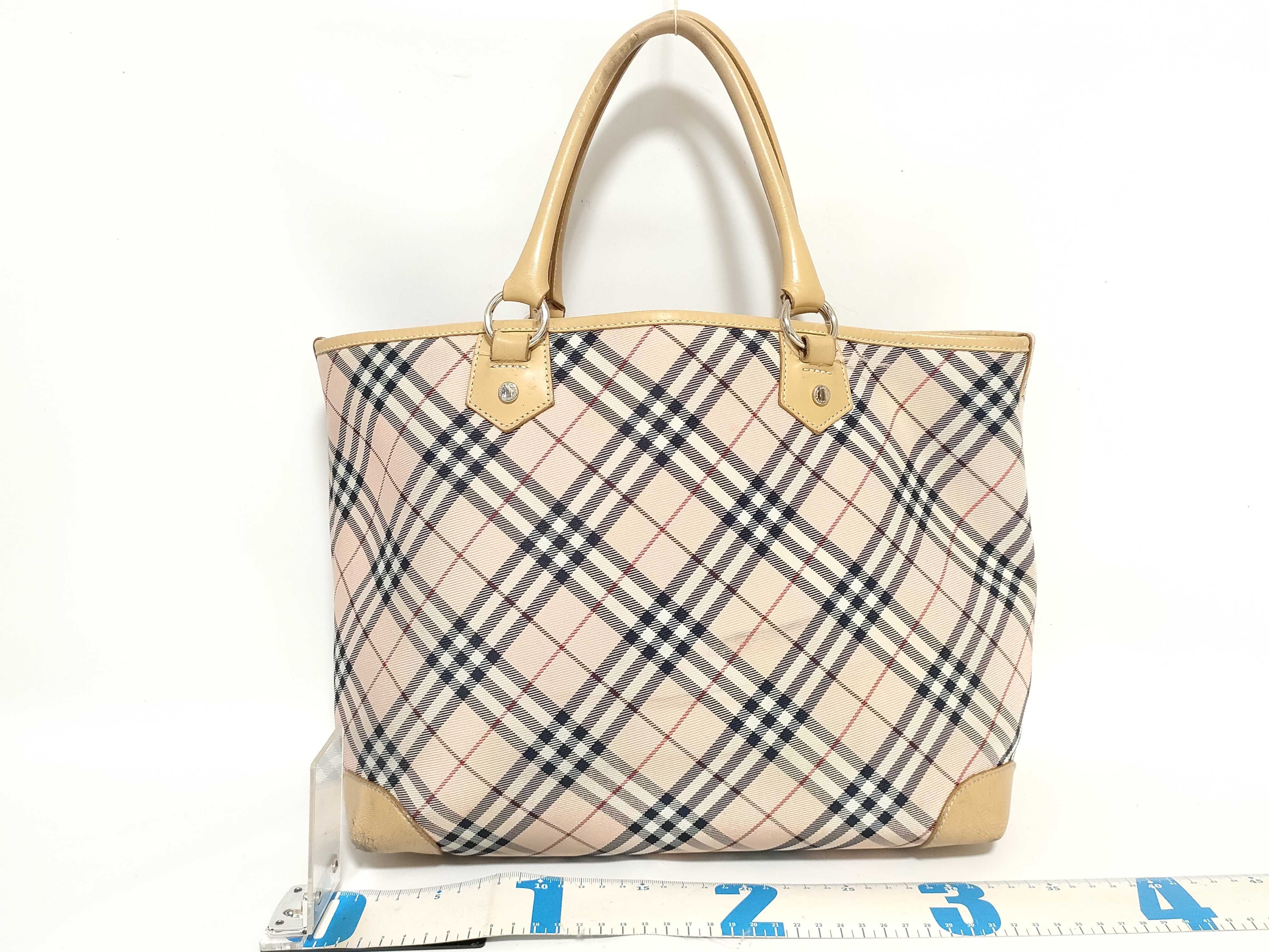 Blue Label Burberry Tote Bag Pink Tote Bag — view 2