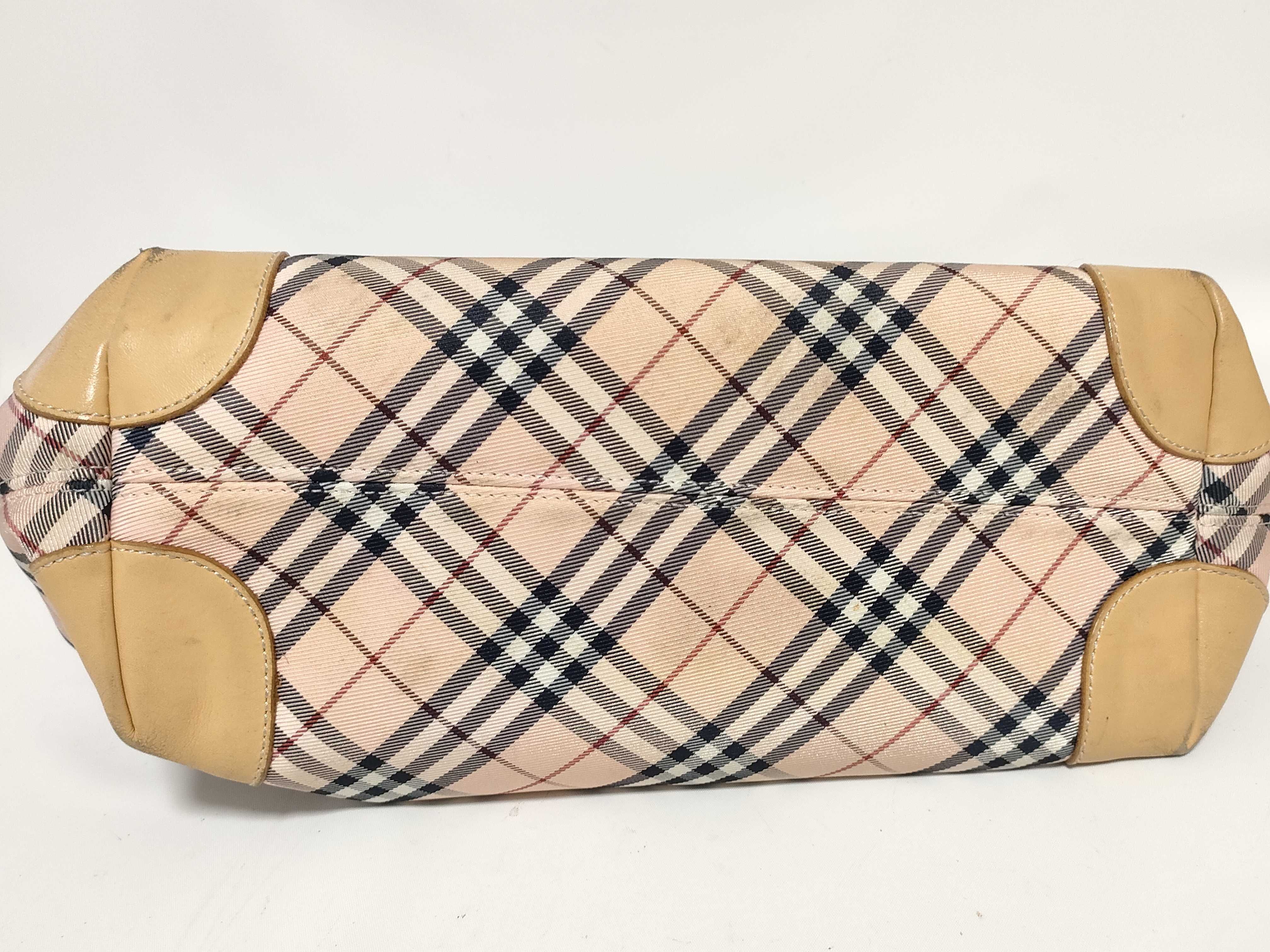 Blue Label Burberry Tote Bag Pink Tote Bag — view 8