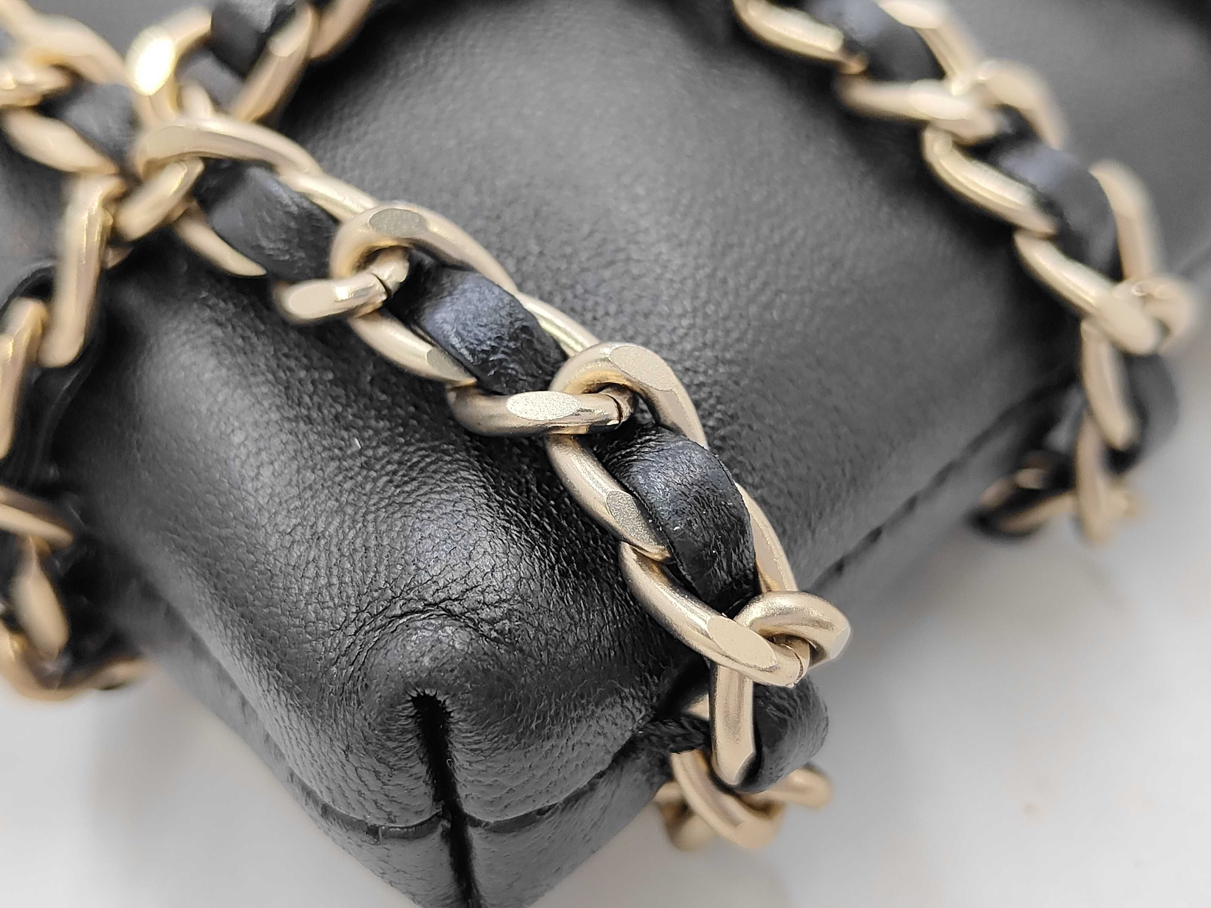 Chain Around Mini Shoulder Bag with Accessories (Recent Model) — view 11