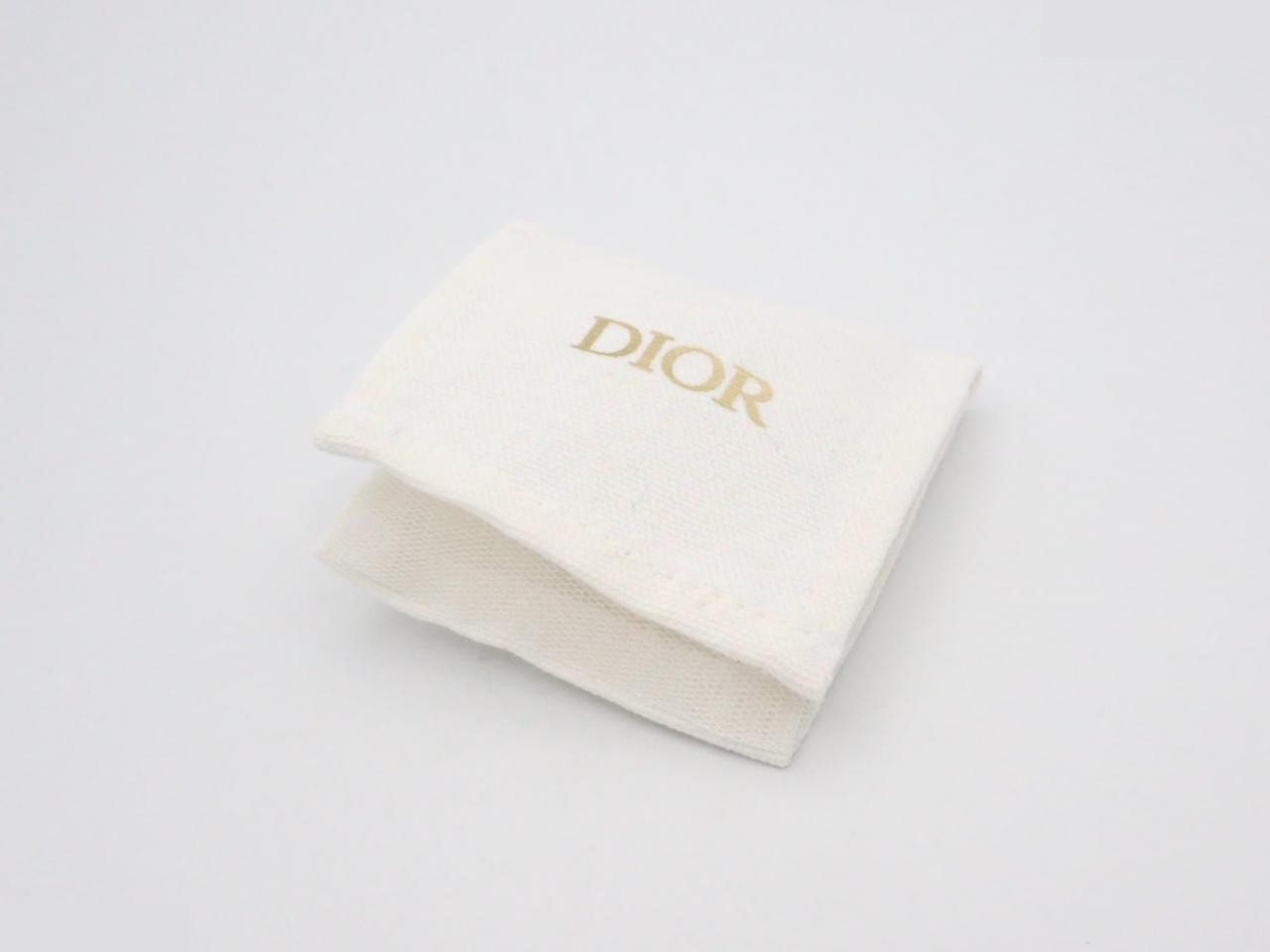 Logo pearl earrings with gold hardware — view 4