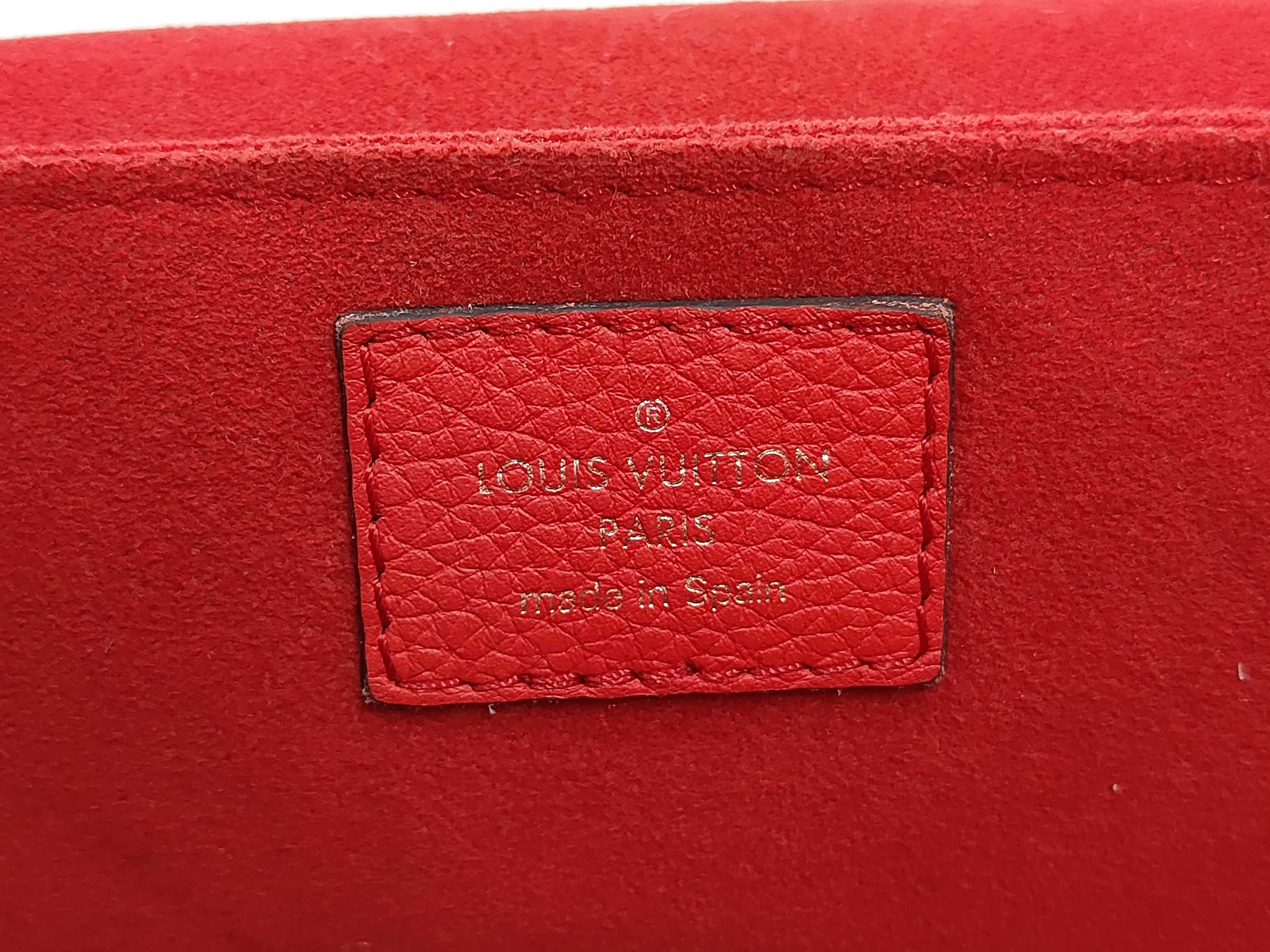 Monogram Louis Vuitton Brown Red Monogram Vaugirard PM 2-Way Handbag — view 12